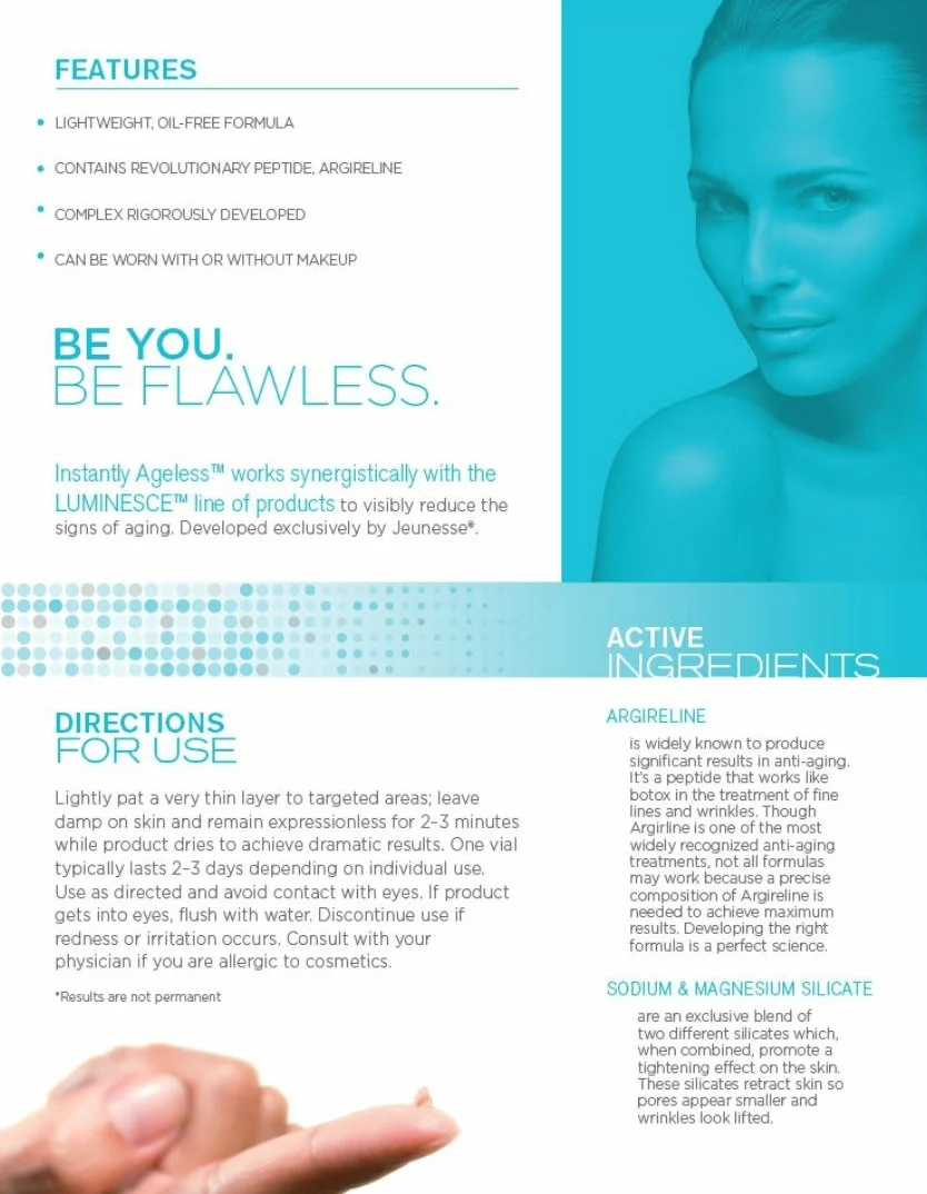 Jeunesse Instantly Ageless Micro-Crème Anti-Rides 0.6 ml Lot de 5