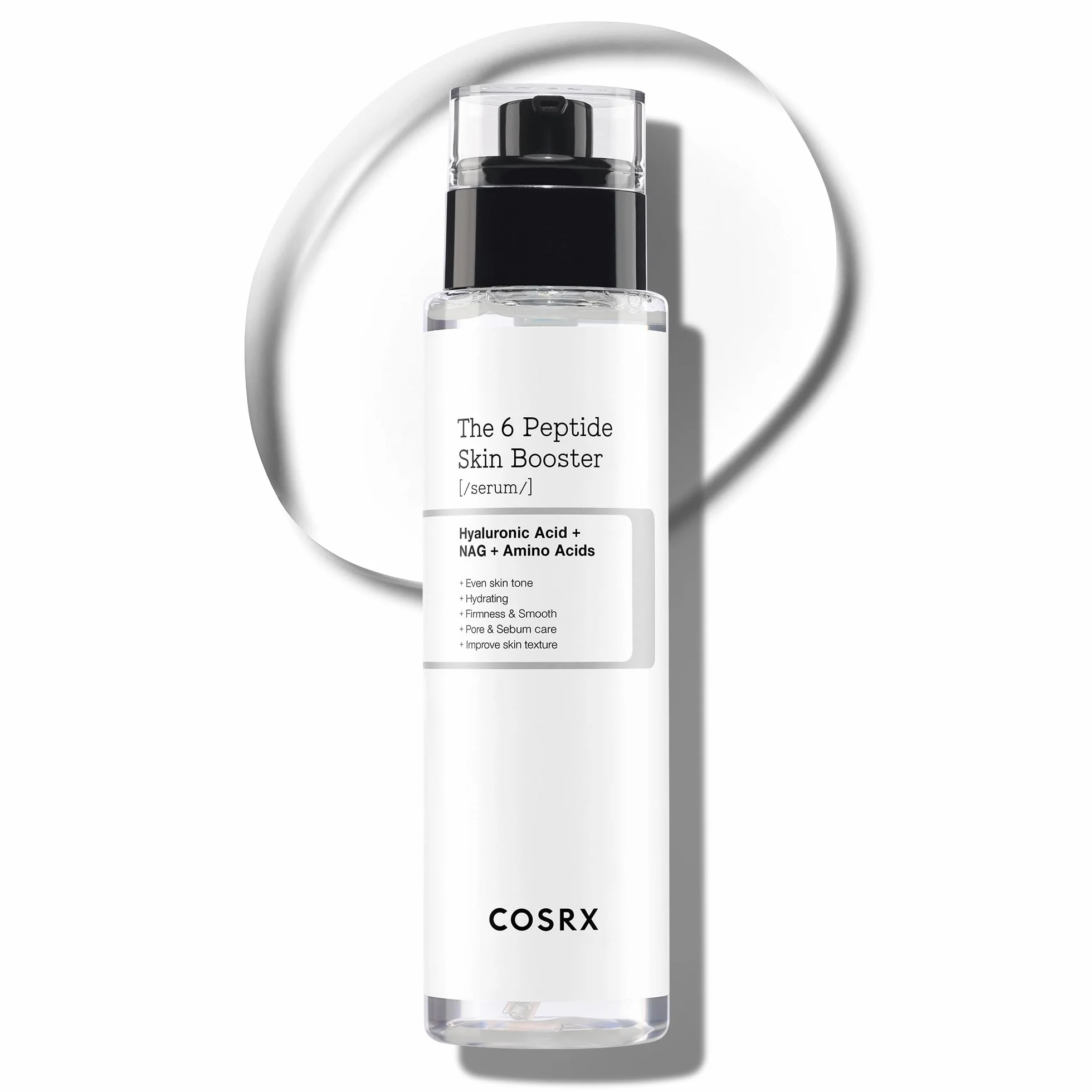 COSRX 6 Peptide Collagen Booster Toner Serum, Niacinamide & Acide Hyaluronique 150 ml
