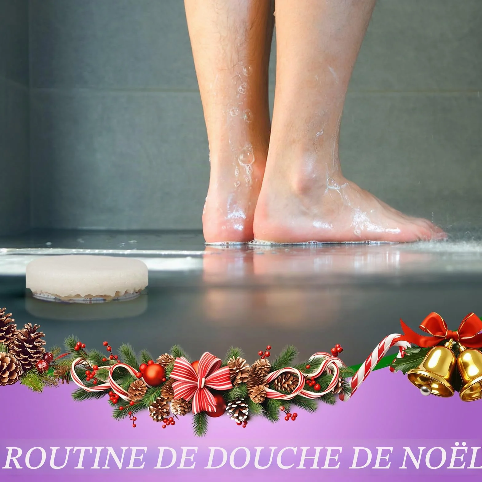 Calendrier de l'Avent 2025 Bombe de Douche Boules de Bain pour Enfant Femme Homme