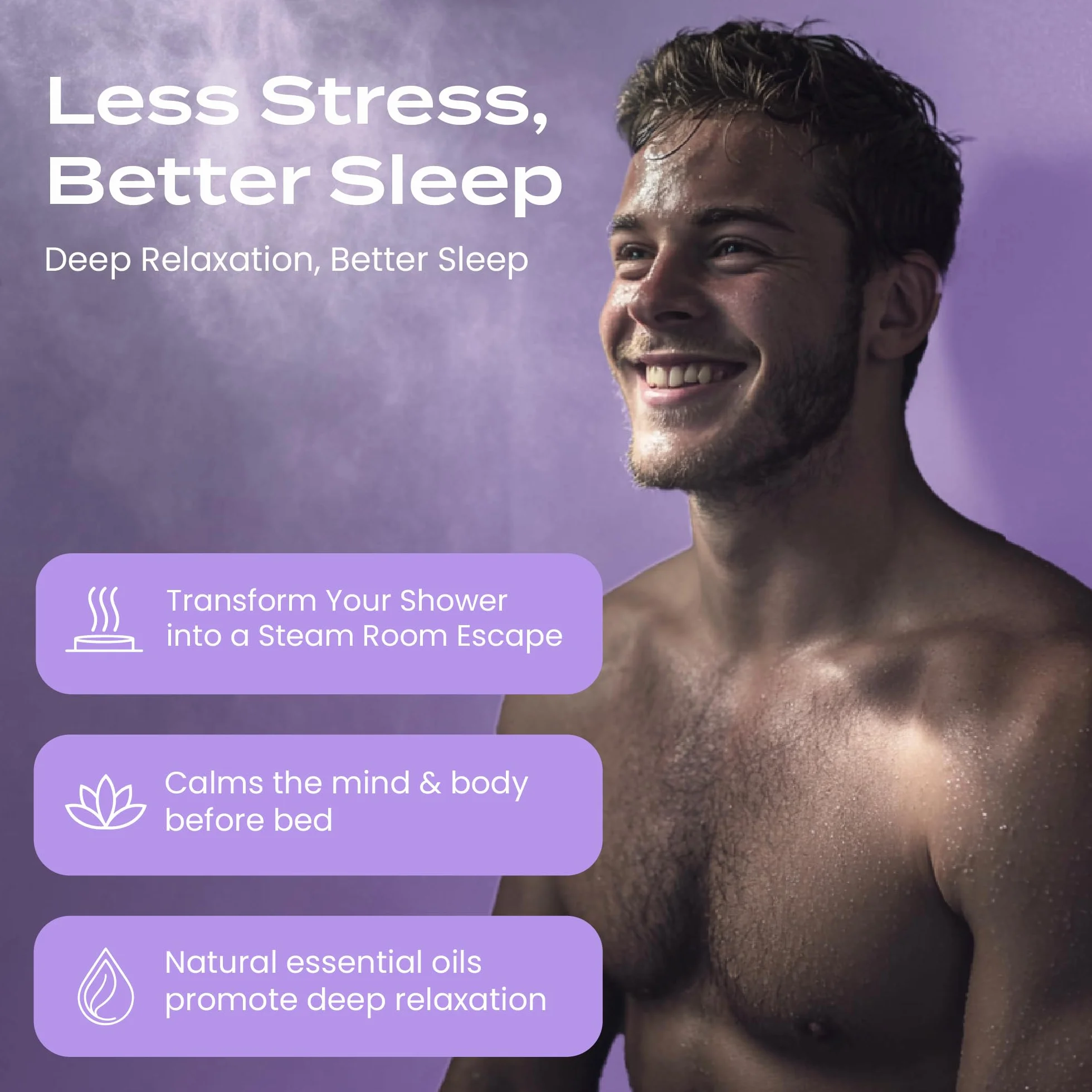 Body Restore Bath Bombs 15 Pack Lavender Scent Aromatherapy Relaxation Gifts for Women Men Stress Relief