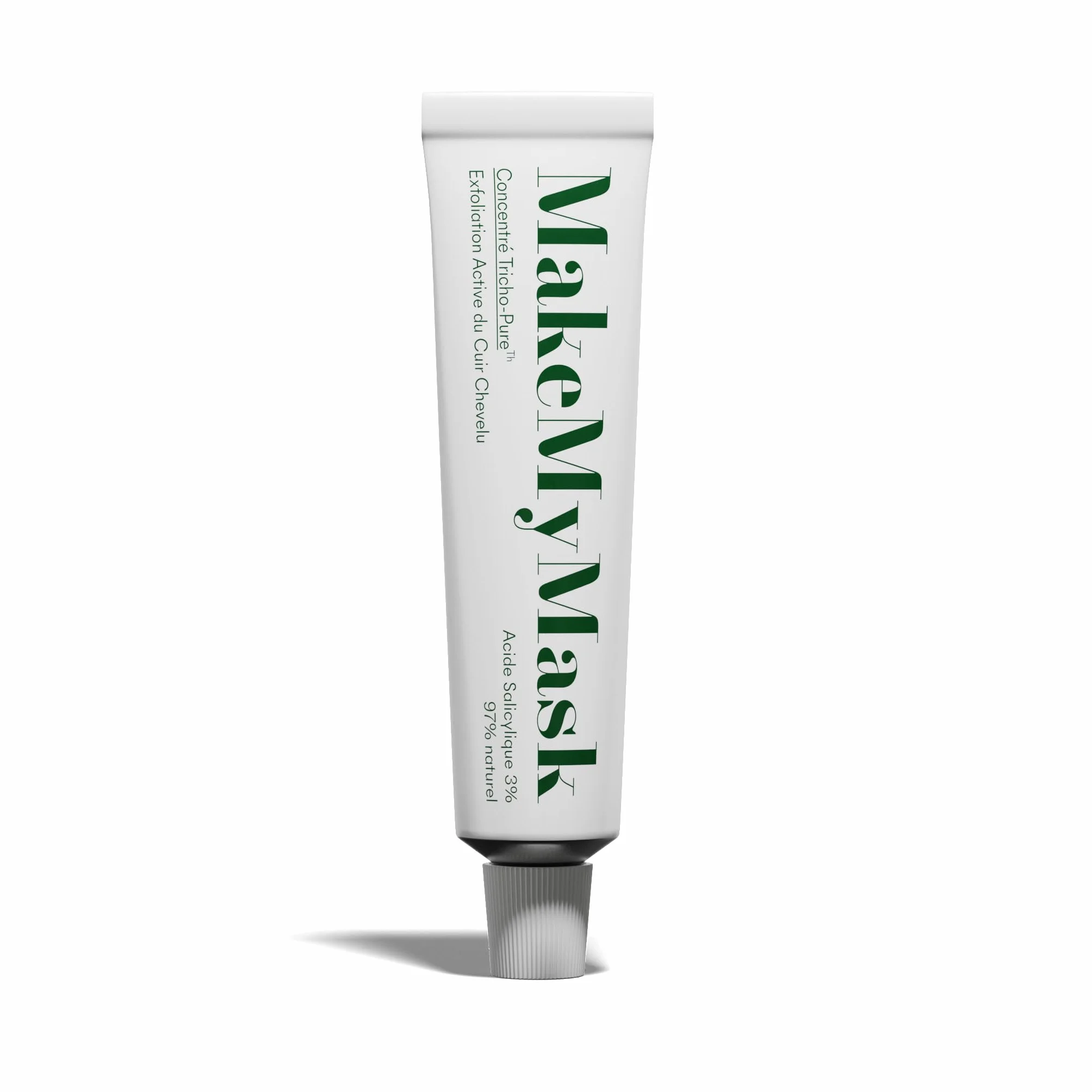 MakeMyMask Concentré Anti-PSO Pré-shampoing, Traitement capillaire exfoliant, hydratant et apaisant, 50mL, SANS CORTISONE - Psoriasis du cuir chevelu, 2 mois de durée