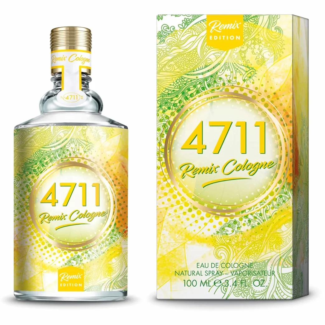 Remix Cologne 4711® Citron - Urban Summer I Eau de Cologne - Fruitée - Pétillante - Sauvage - La fraîcheur estivale et vivante du citron revisitée ! I Vaporisateur 100 ml