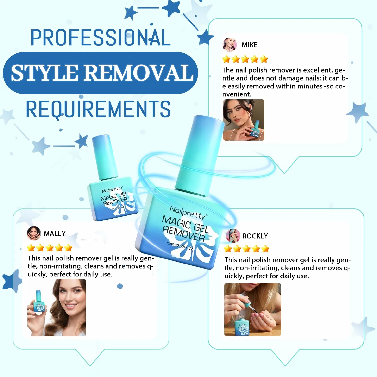 Kit Dissolvant Vernis Semi Permanent Professionnel Gel Nail Polish Remover avec Limes à Ongles