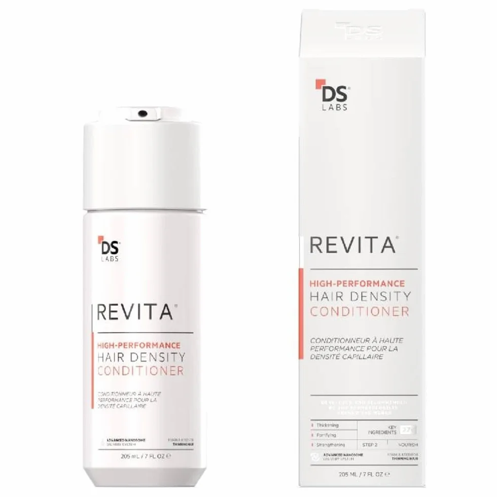 DS Laboratories Revita Conditioner - Épaississant capillaire avec caféine, bloqueur de DHT, niacinamide, biotine, soutien à la croissance des cheveux pour hommes et femmes