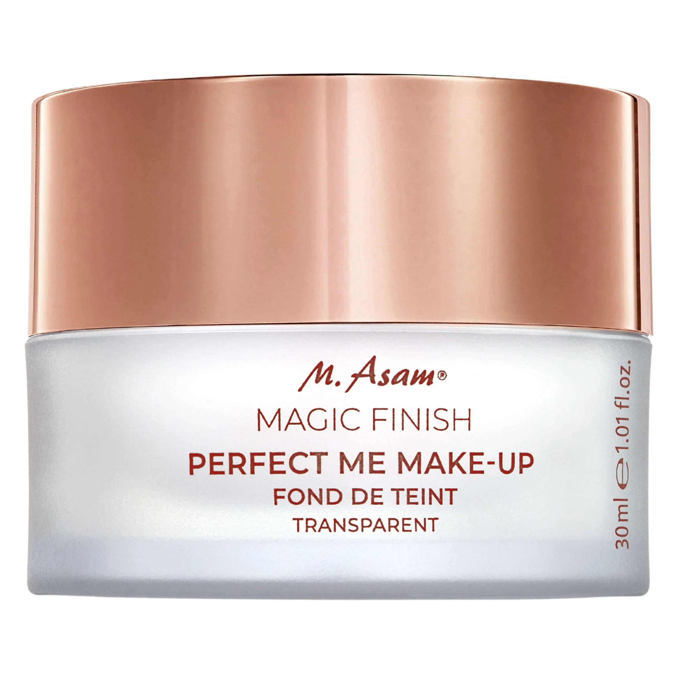 M. Asam Magic Finish Perfect Me Fond De Teint Transparent (30ml) | Look Parfait sans Maquillage pour un Peau sans Défaut, Peut Être Combiné Comme Primer avec le Fond de Teint ou le Soin