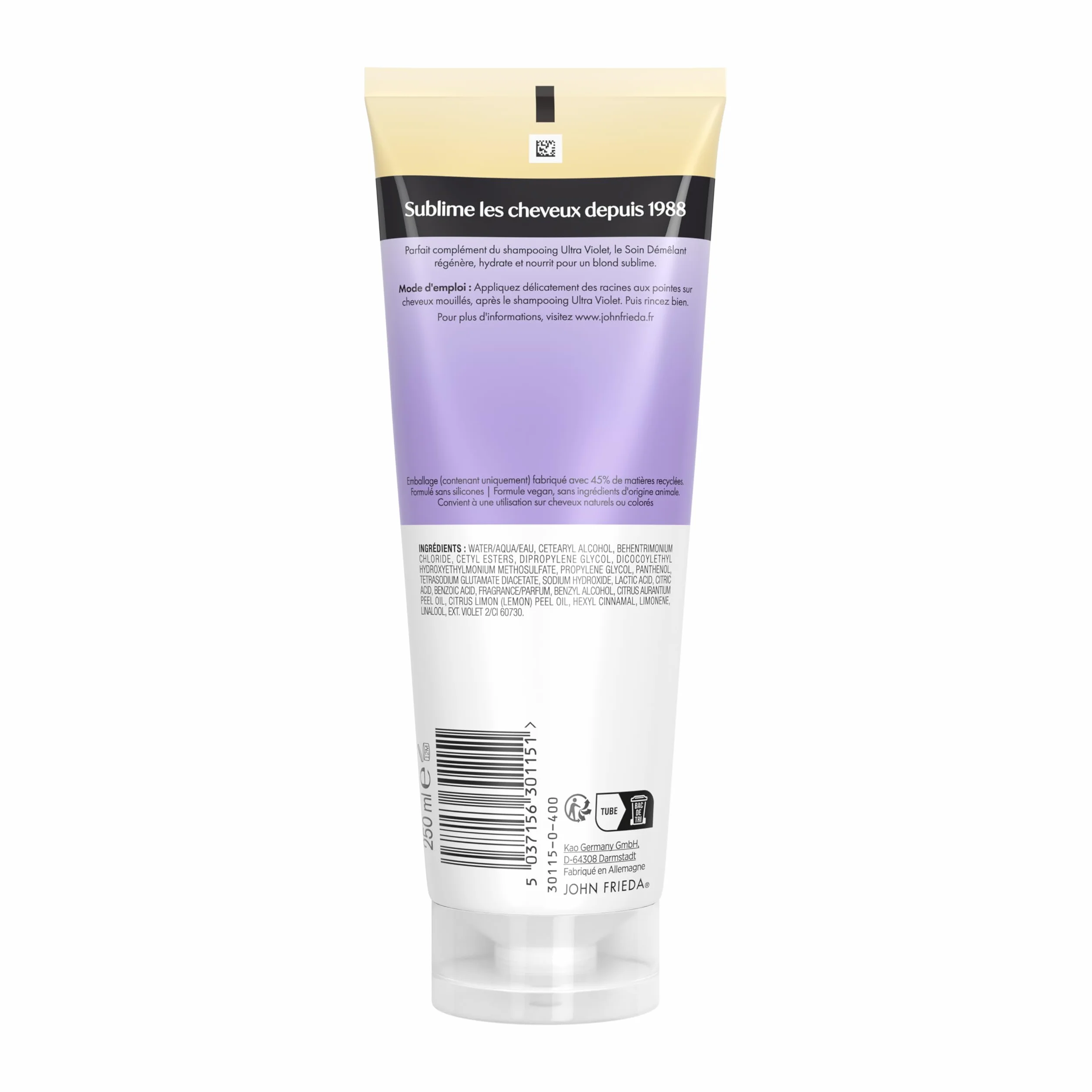 Ultra Violet Soin Démêlant Violet pour blonds 250ml