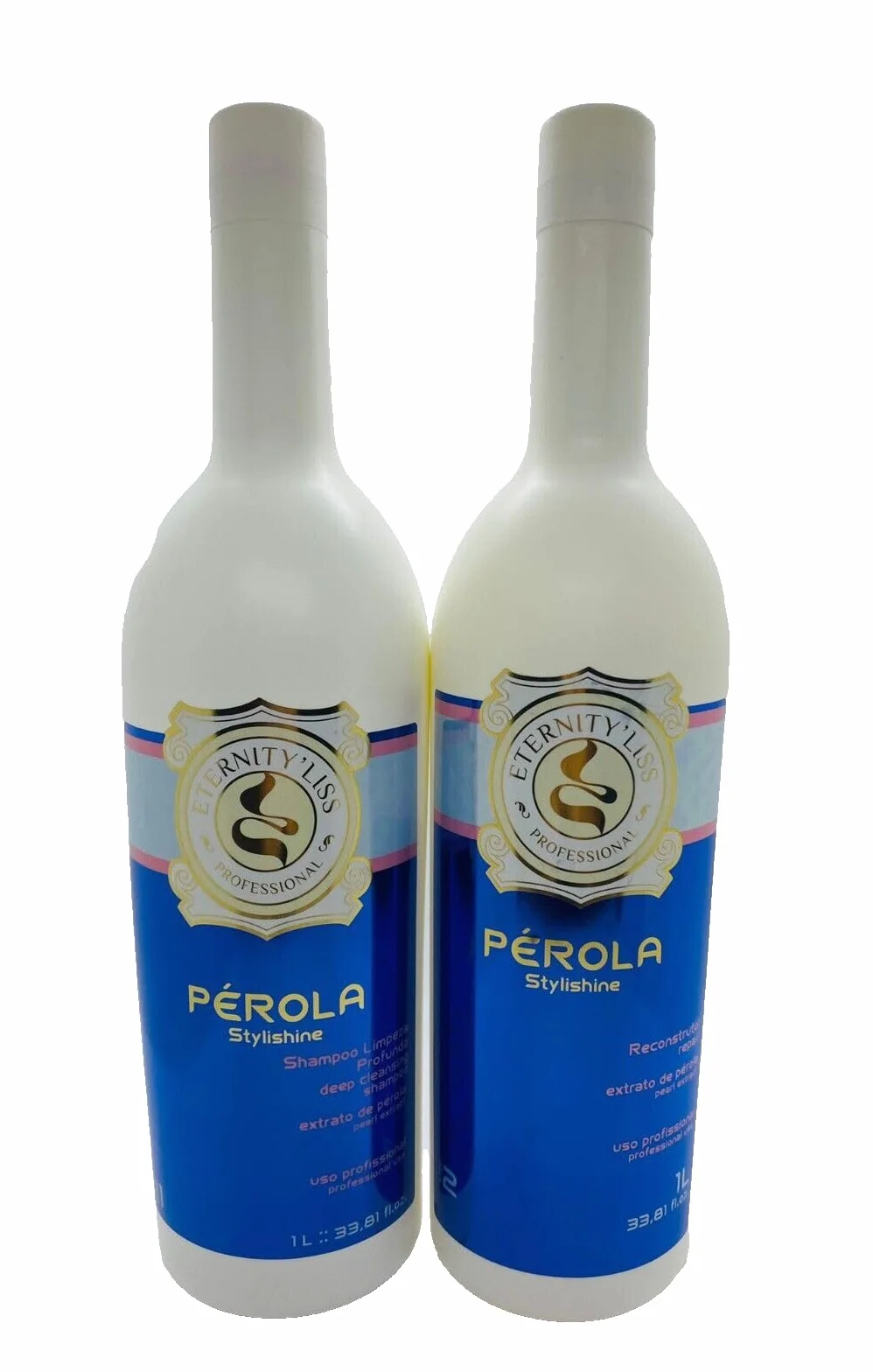 Lissage Brésilien PÉROLA d'ETERNITY LISS 2x1 Litre Bouteilles