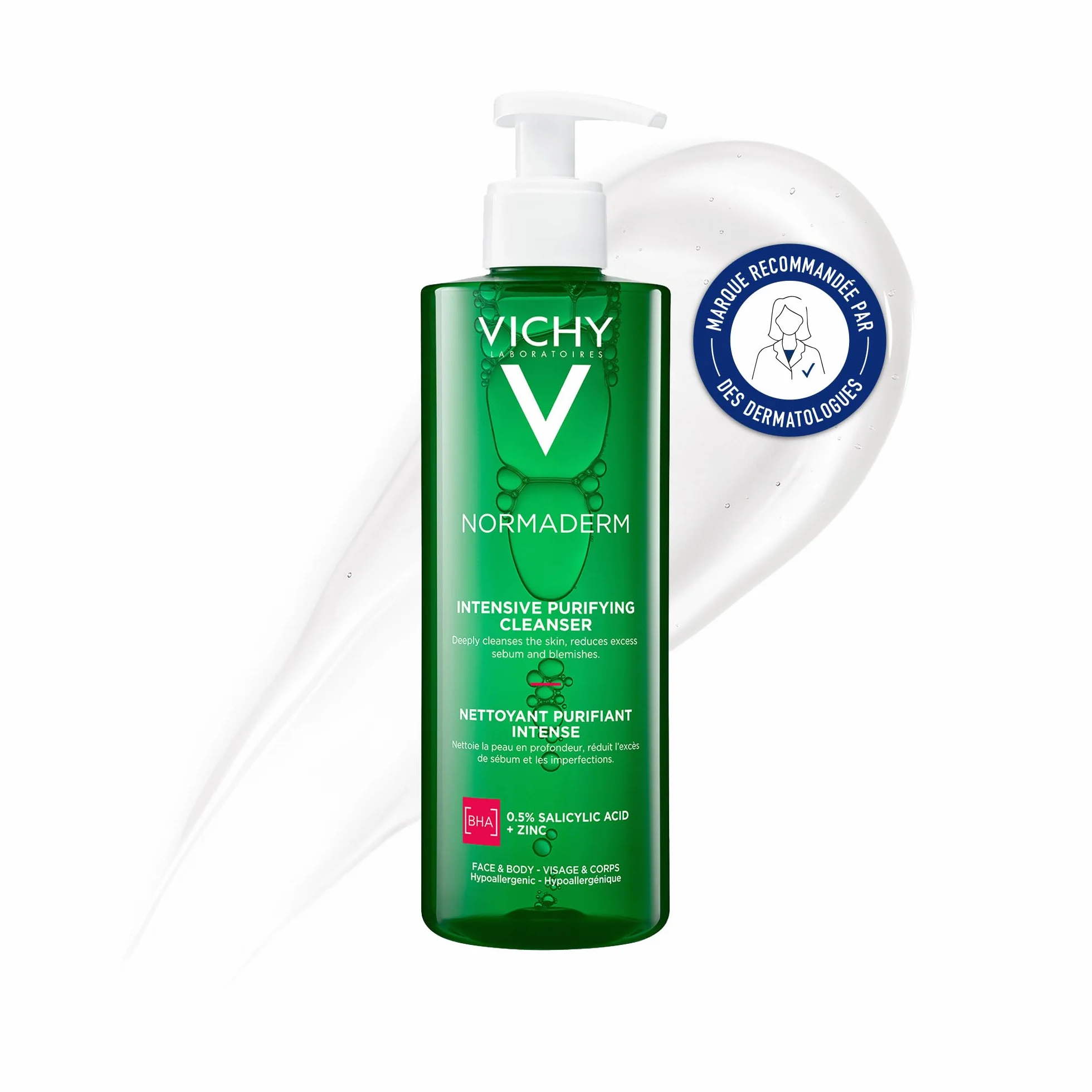 VICHY NORMADERM Gel Nettoyant Purifiant Intense 2x 400ml