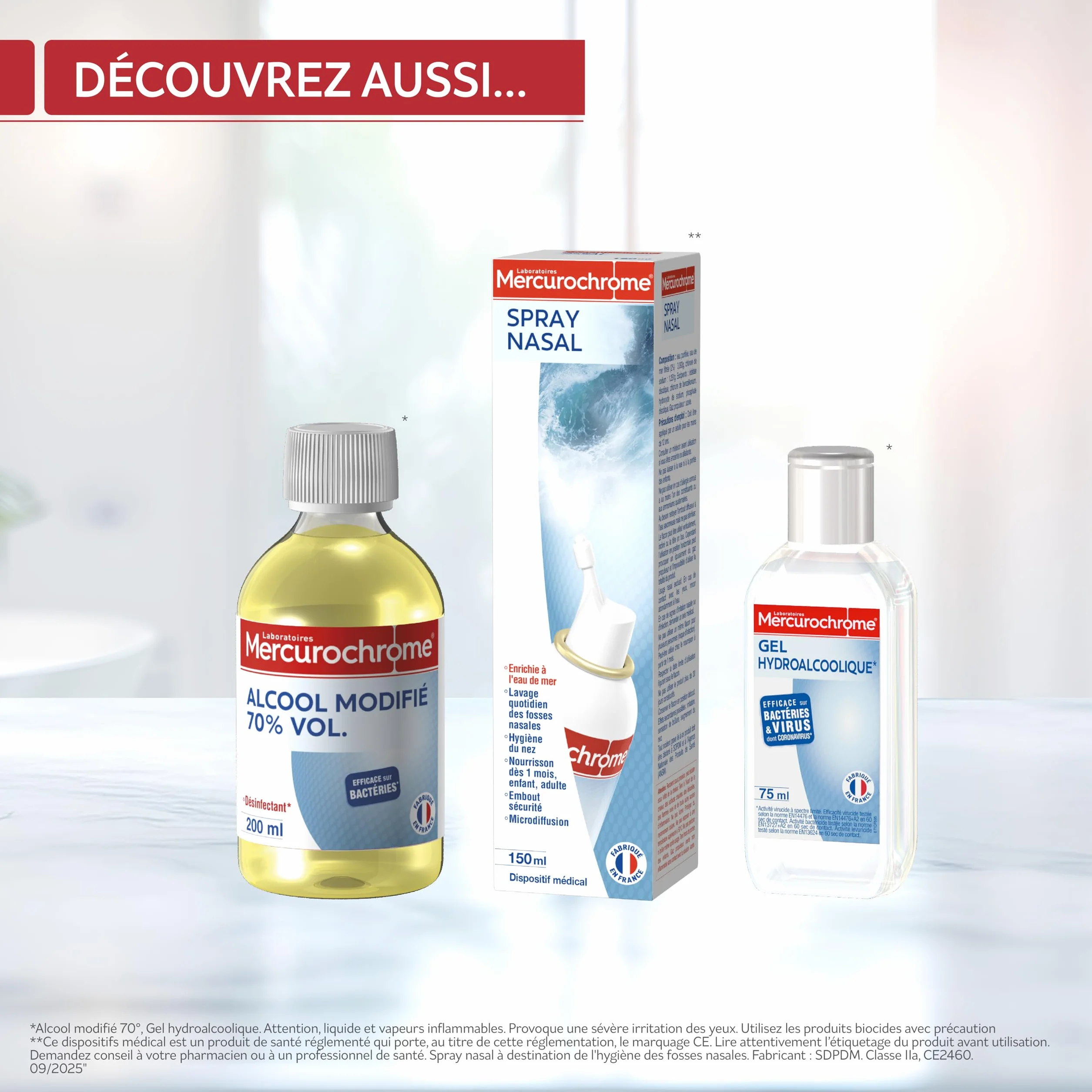 Spray Antiseptique Incolore Sans Alcool 100 ml