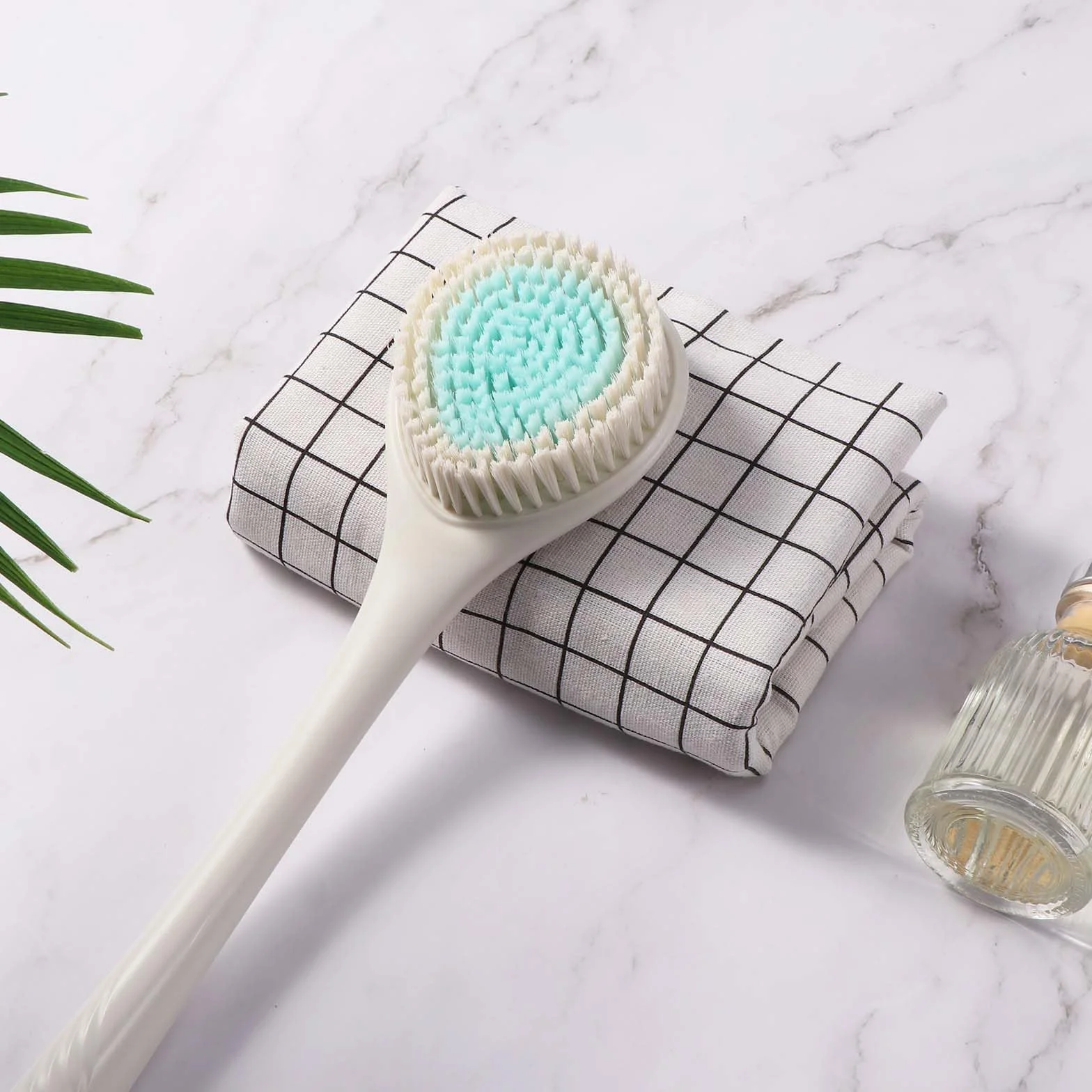 Brosse Dos Douche Long Manche Antidérapante Nettoyage Peau
