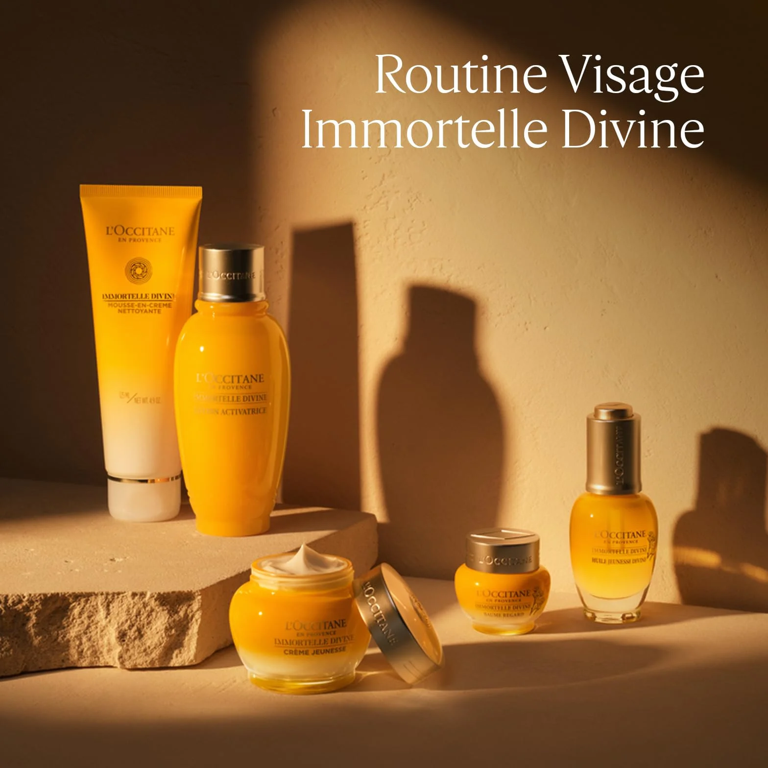 L'OCCITANE - Crème Visage Jeunesse Immortelle Divine - 50 ml | Tous types de peau - Hydrate et réduit les signes visibles de l'âge - Fabriqué en France