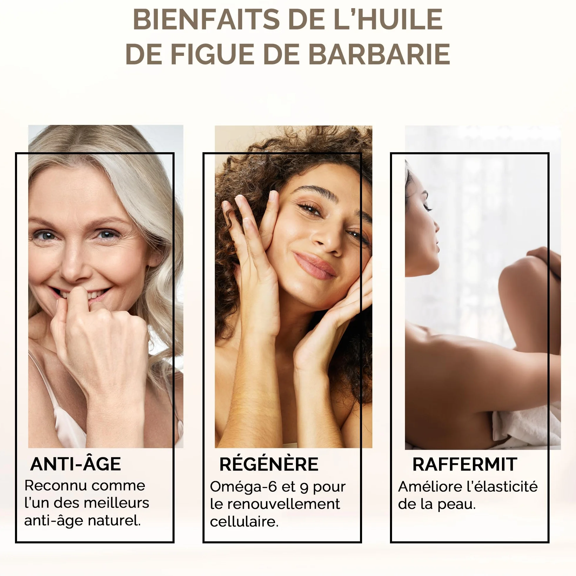 Crème Sublimante à l'Huile de Figue de Barbarie - Anti-âge et hydratant naturel – Peaux sensibles - 100ml