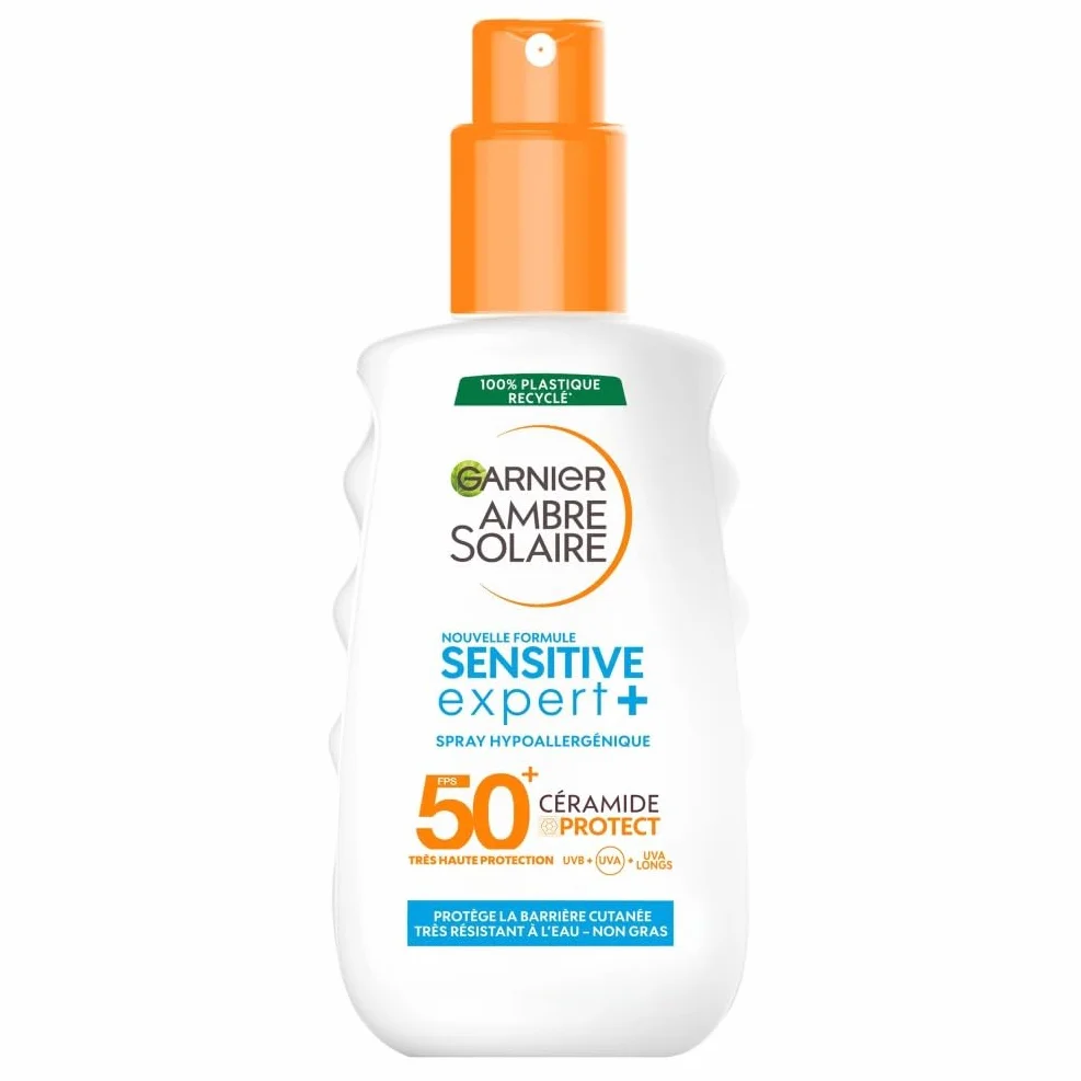 Garnier Ambre Solaire Sensitive Expert+ Spray Protection Solaire FPS 50+ 150 ml