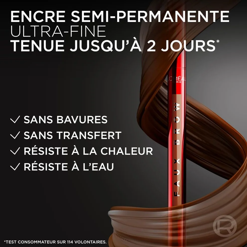 L'Oréal Paris Feutre à Sourcils Waterproof Infaillible Faux Brow Dark Brunette