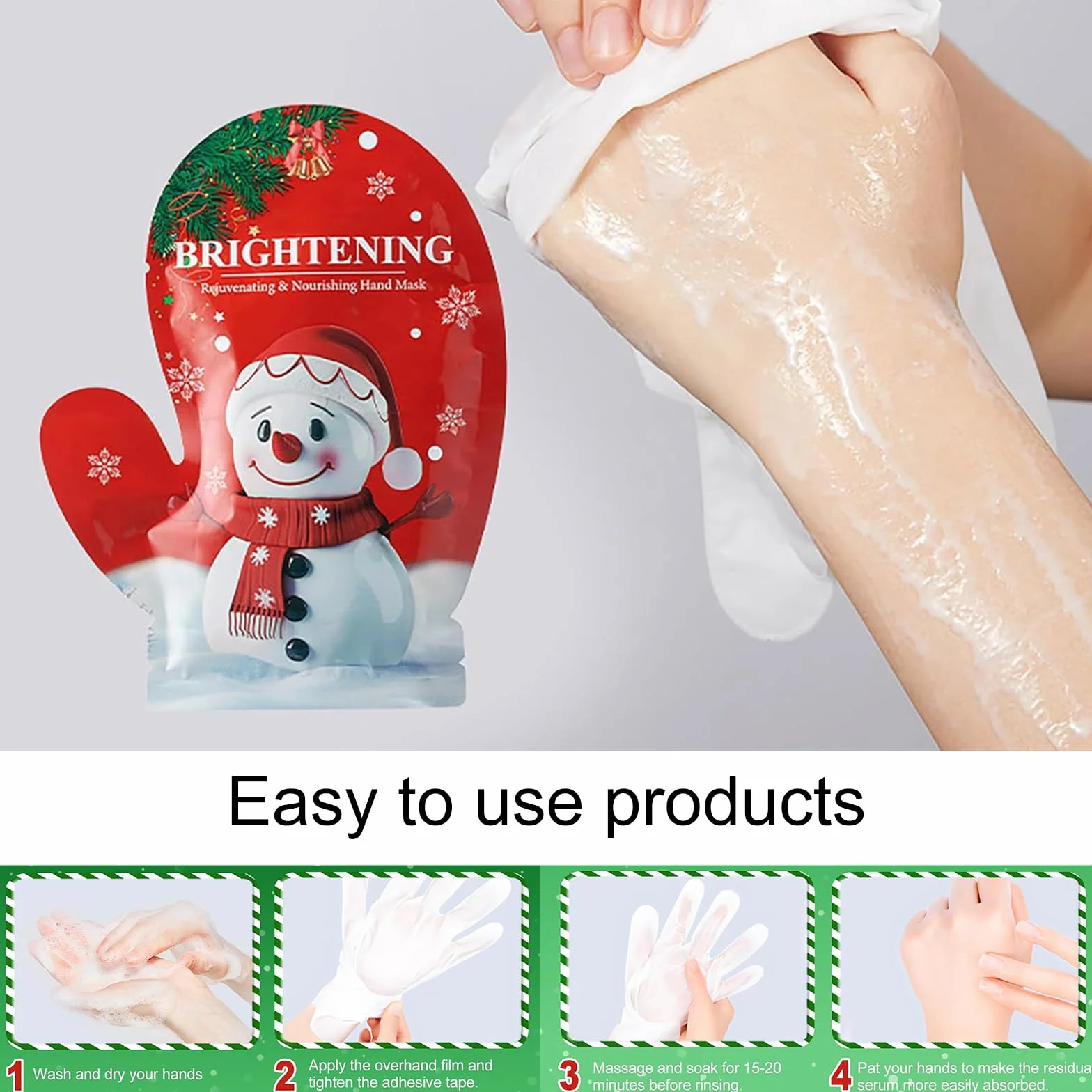 Masque Hydratant pour les Pieds et les Mains, Soin Exfoliant