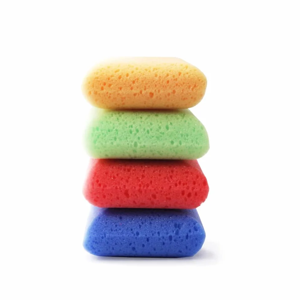 Martinispa Massage Color Éponges Carrées Souples Format Famille 37 g
