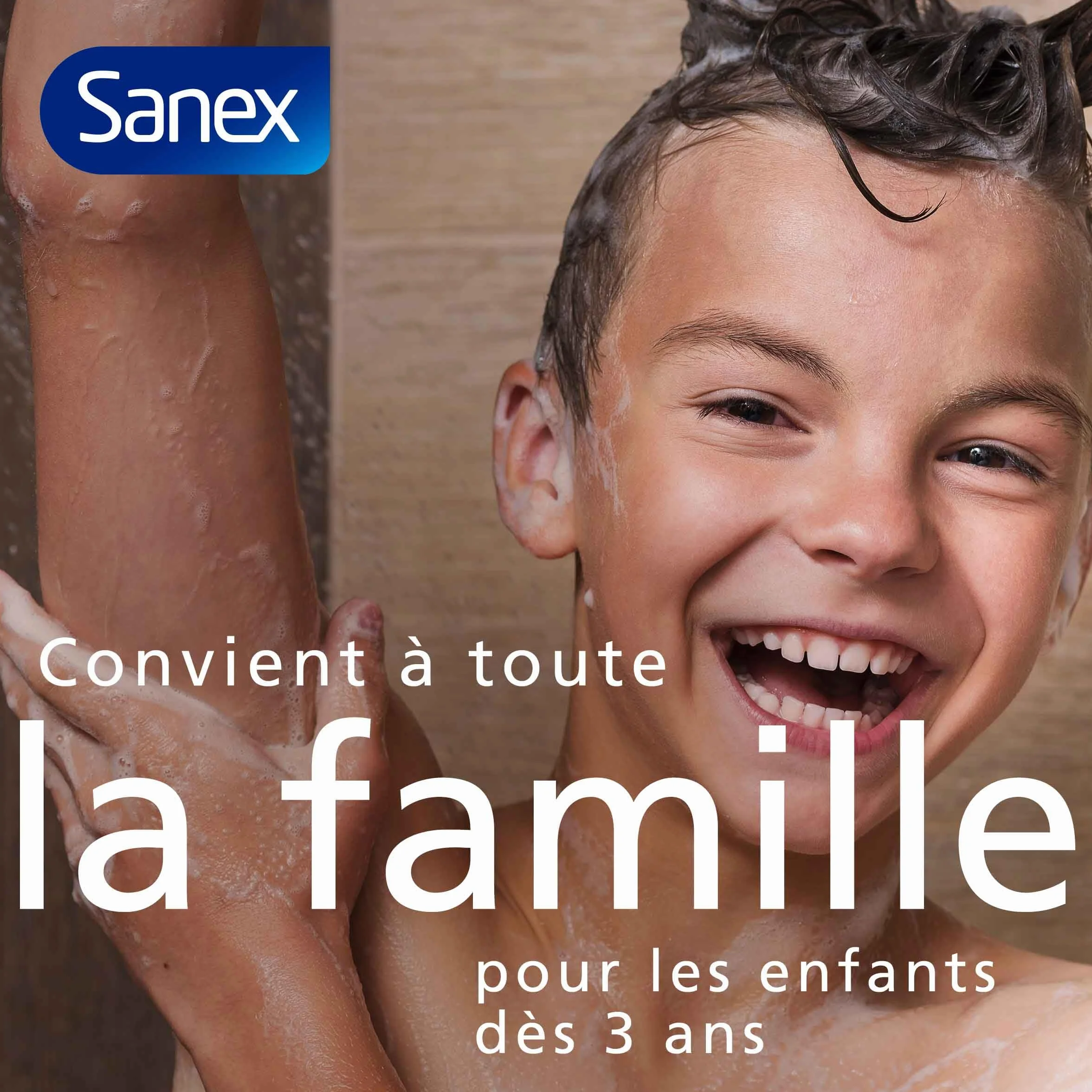 SANEX - Huile de Douche Derma Care Surgras - Hydratation 12h - Peaux sèches - 6 x 425ml