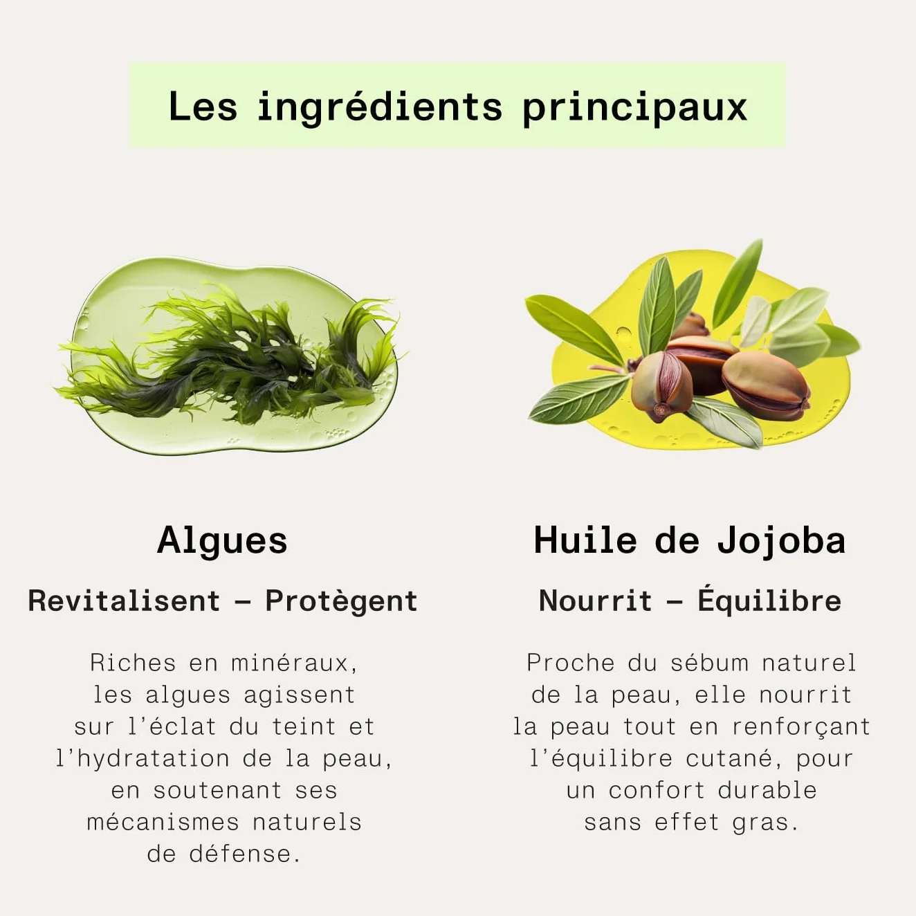 MASQUE VISAGE HYDROGEL HYDRATANT & ÉCLAT, Aloe Vera BIO, Collagène, Algues Marines, effet “seconde peau” pour peaux sèches, ternes, fatiguées, Made in France (6)