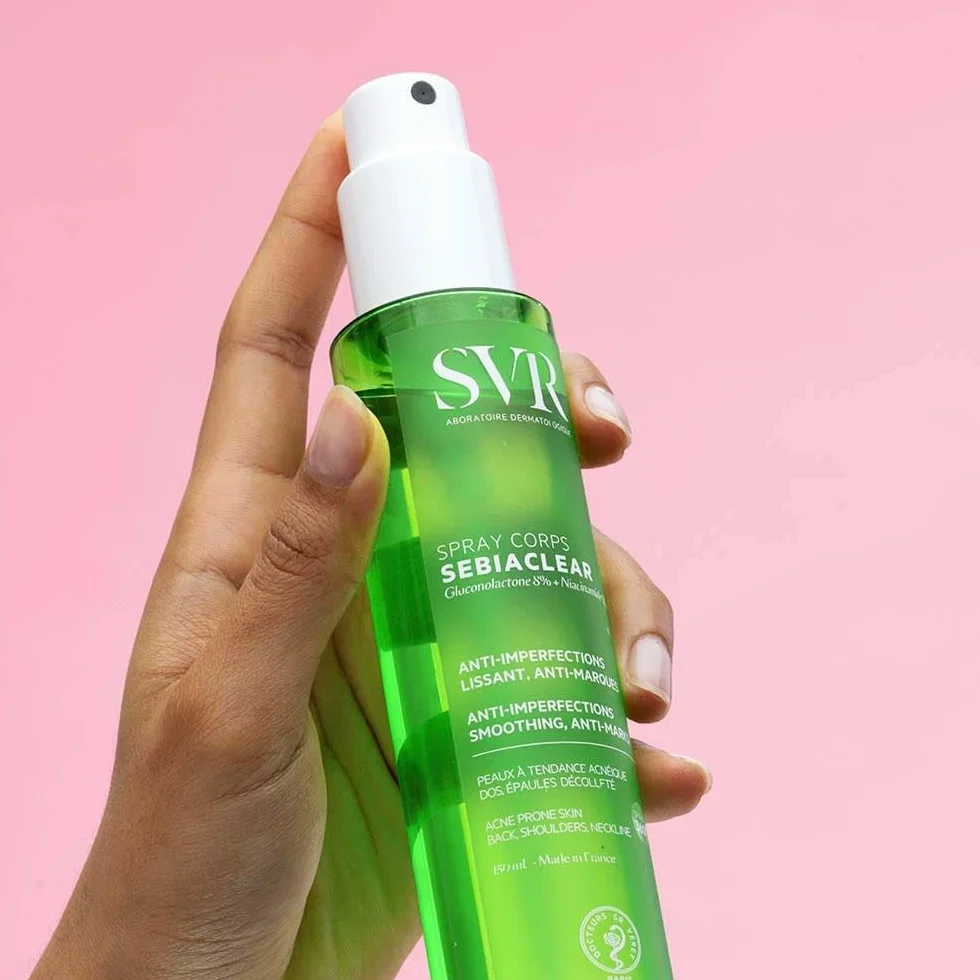 SVR Sebiaclear Spray Corps Anti-Imperfections 150 ml Niacinamide Zinc Gluconolactone