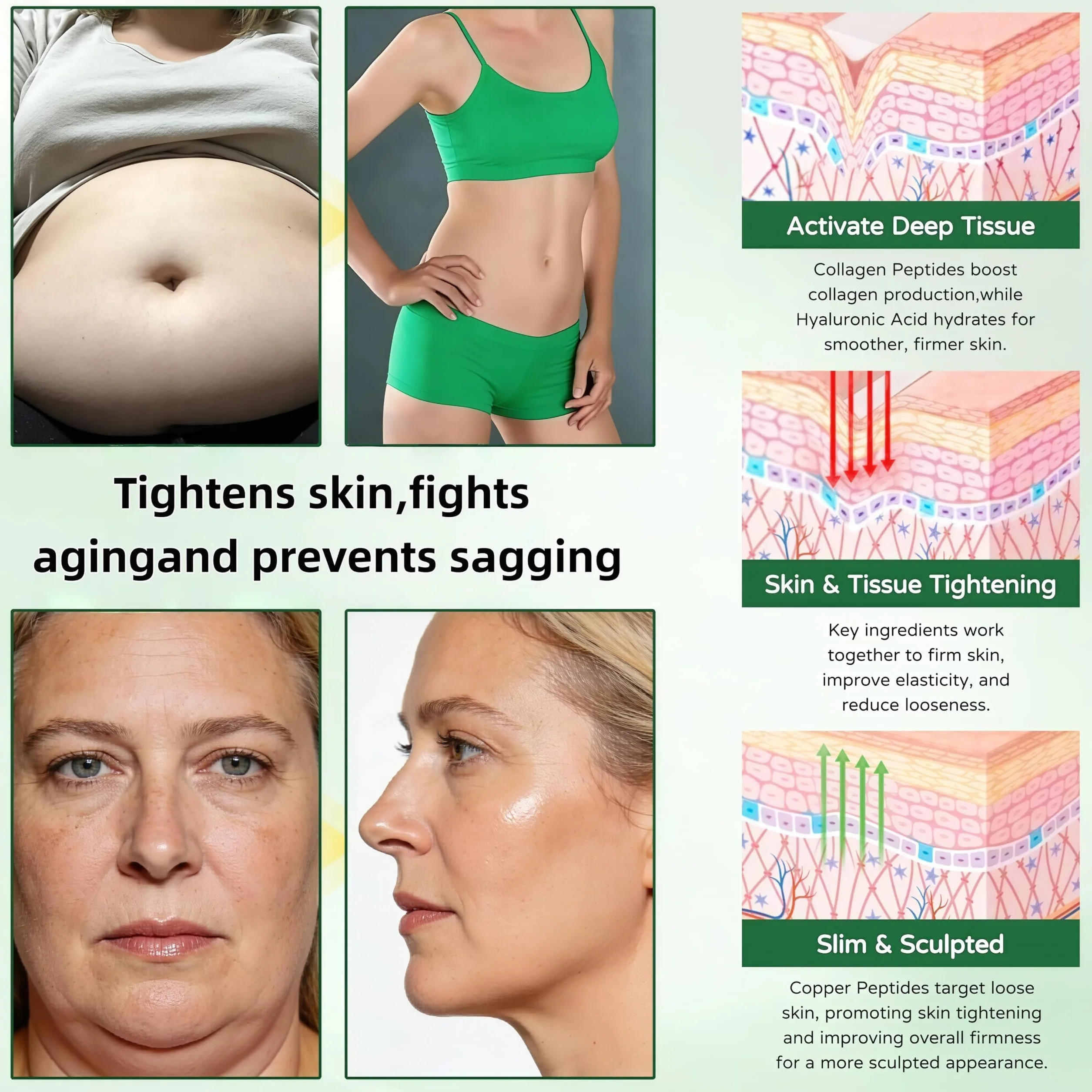Lots de of 7 Patchs Berberine x NAD 10 EN 1 avec Moringa, Patch Nano Microneedle, Ingrédients Naturels, Doux et Efficace, Raffermissant la Peau, Facile à Appliquer, pour Hommes et Femmes (4 Boîtes)