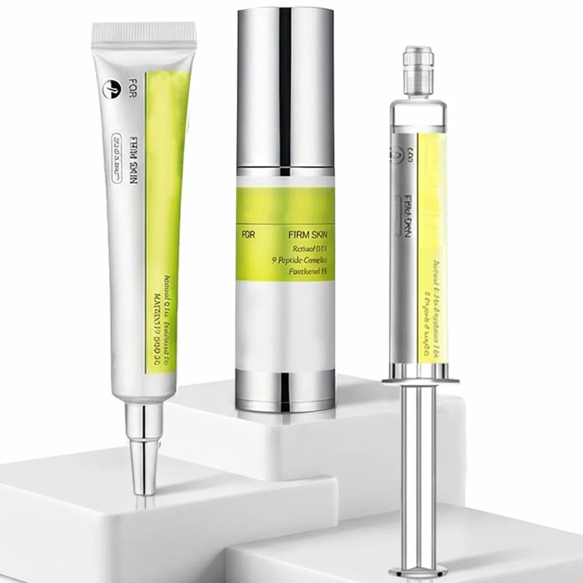 Retinal Shot Tightening Booster Coffret 3 Pièces Sérum Retinol Shot et Crème au Rétinal, Soin Visage Anti-Âge contre les Rides, pour plus d'Élasticité, Formule Douce pour tous les types de peaux