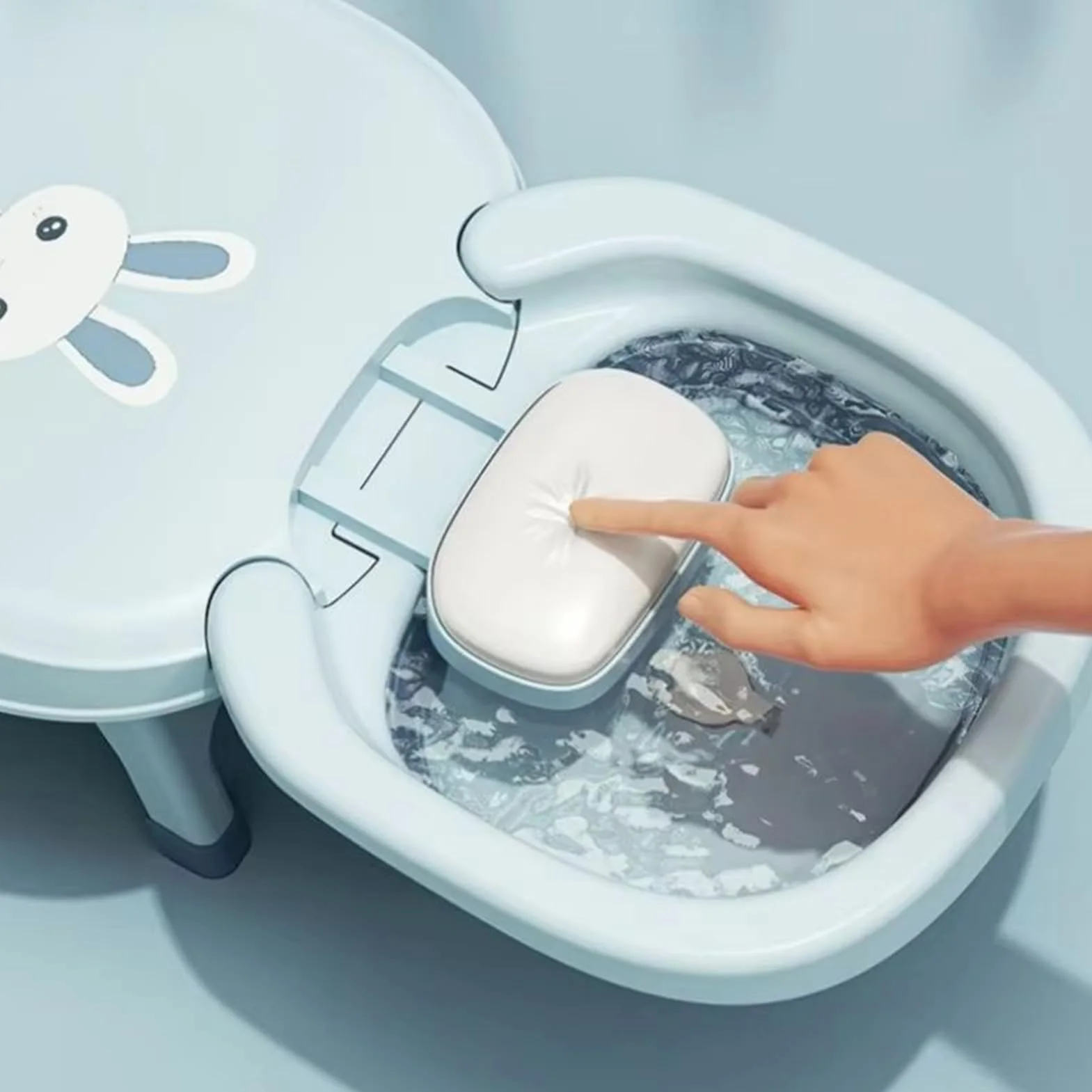 Station lavage cheveux pour Siège inclinable shampooing bébé appui-tête | Fauteuil Pliable Rince-Cheveux Enfant pour Salon Maison Salle de Bain WC Salon Filles Garçons Bébé