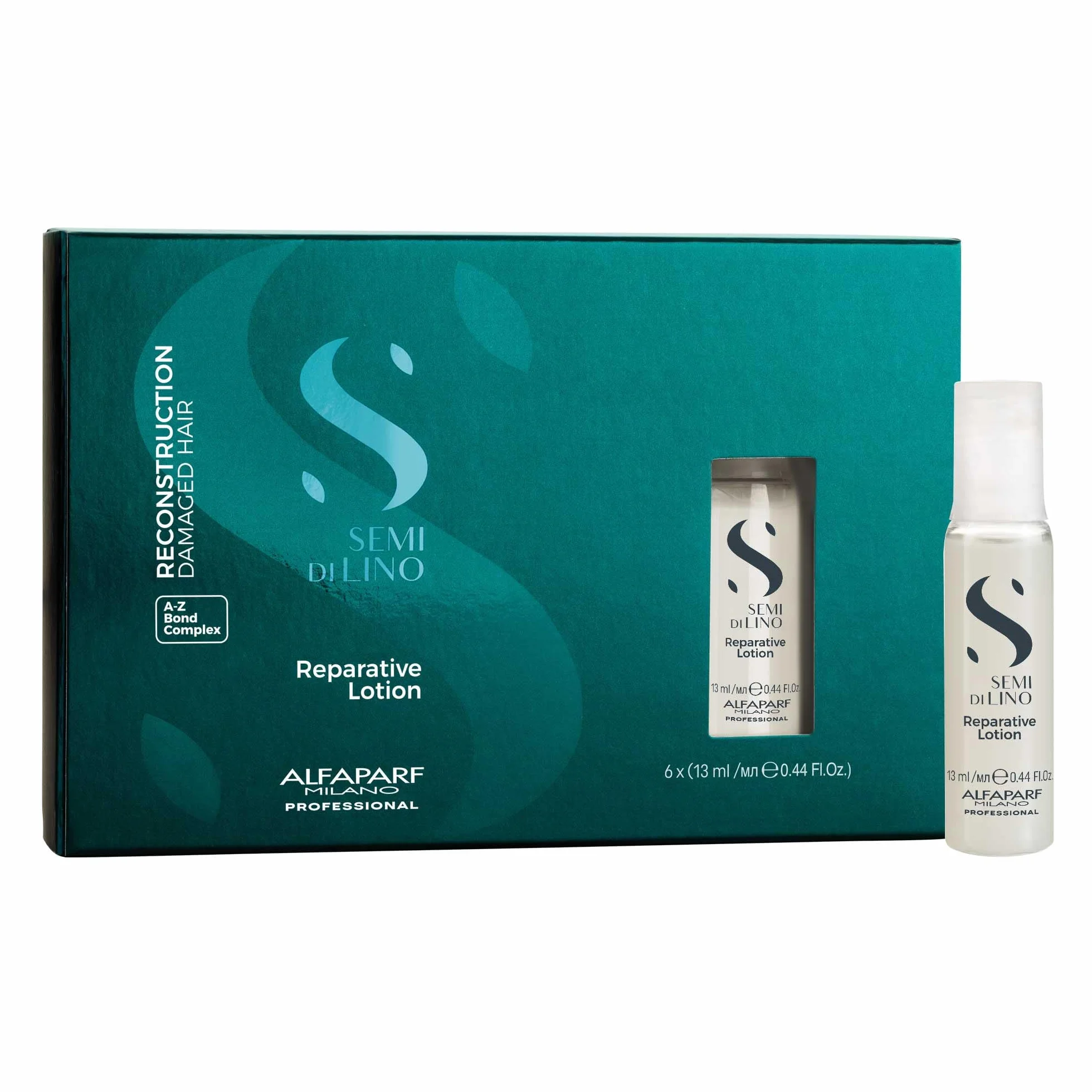 Alfaparf Milano Semi di Lino Reconstruction Reparative SOS Emergency Lotion 6x13