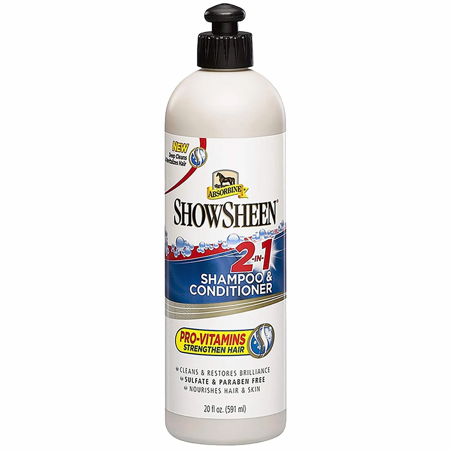 Show Sheen Shampoo & balsamo Absorbine 2 in 1 shampoo revitalizza e dona lucentezza?591 ml