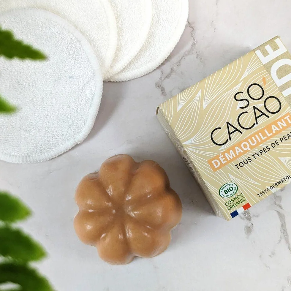 Démaquillant solide Bio So'Cacao beurre de Cacao 45g