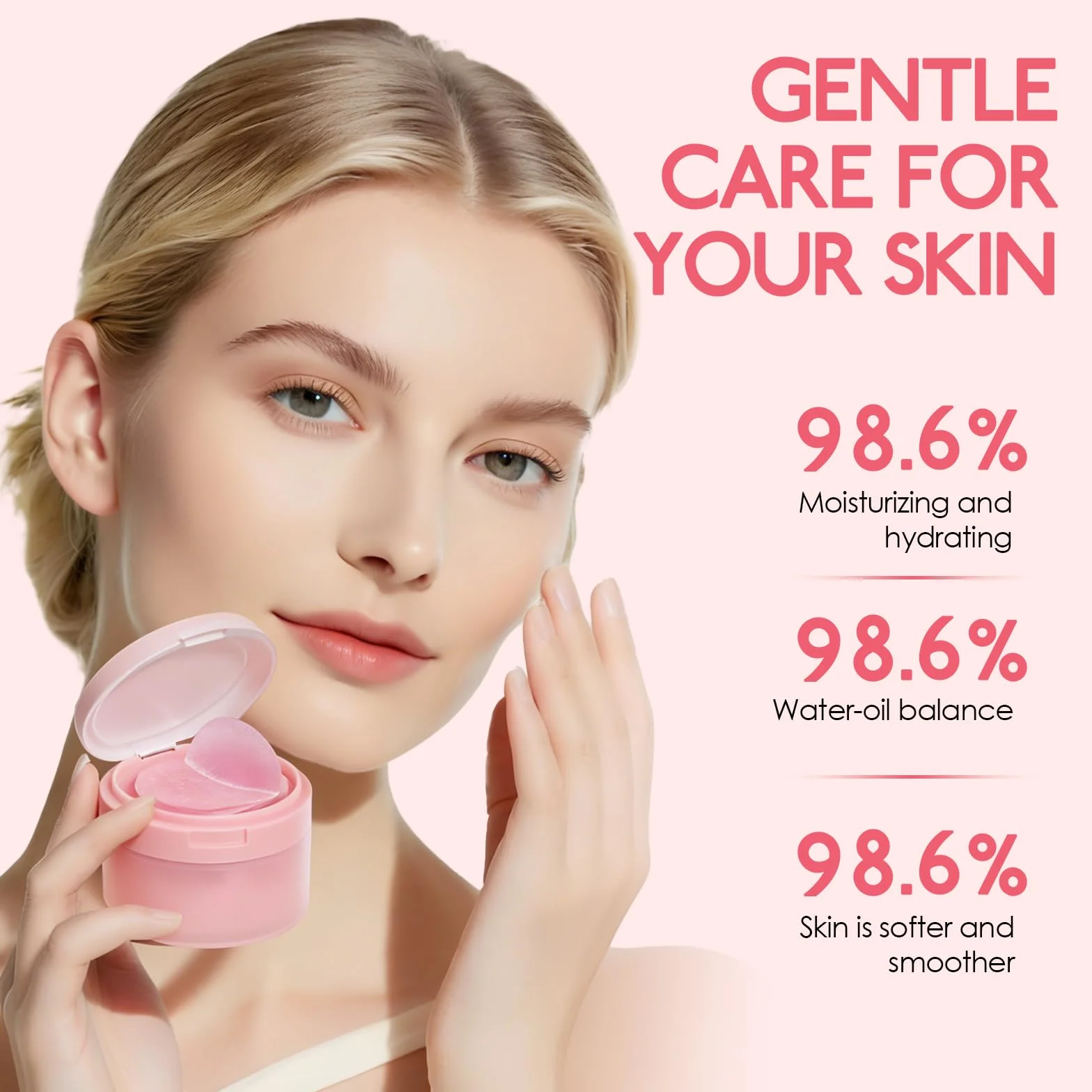 Saumon DNA PDRN Kollagen Jelly Pad – Gel Toner Pad à la Niacinamide, Madecassoside & Rétinol – Soin apaisant pour un teint équilibré et éclatant – Soin coréen