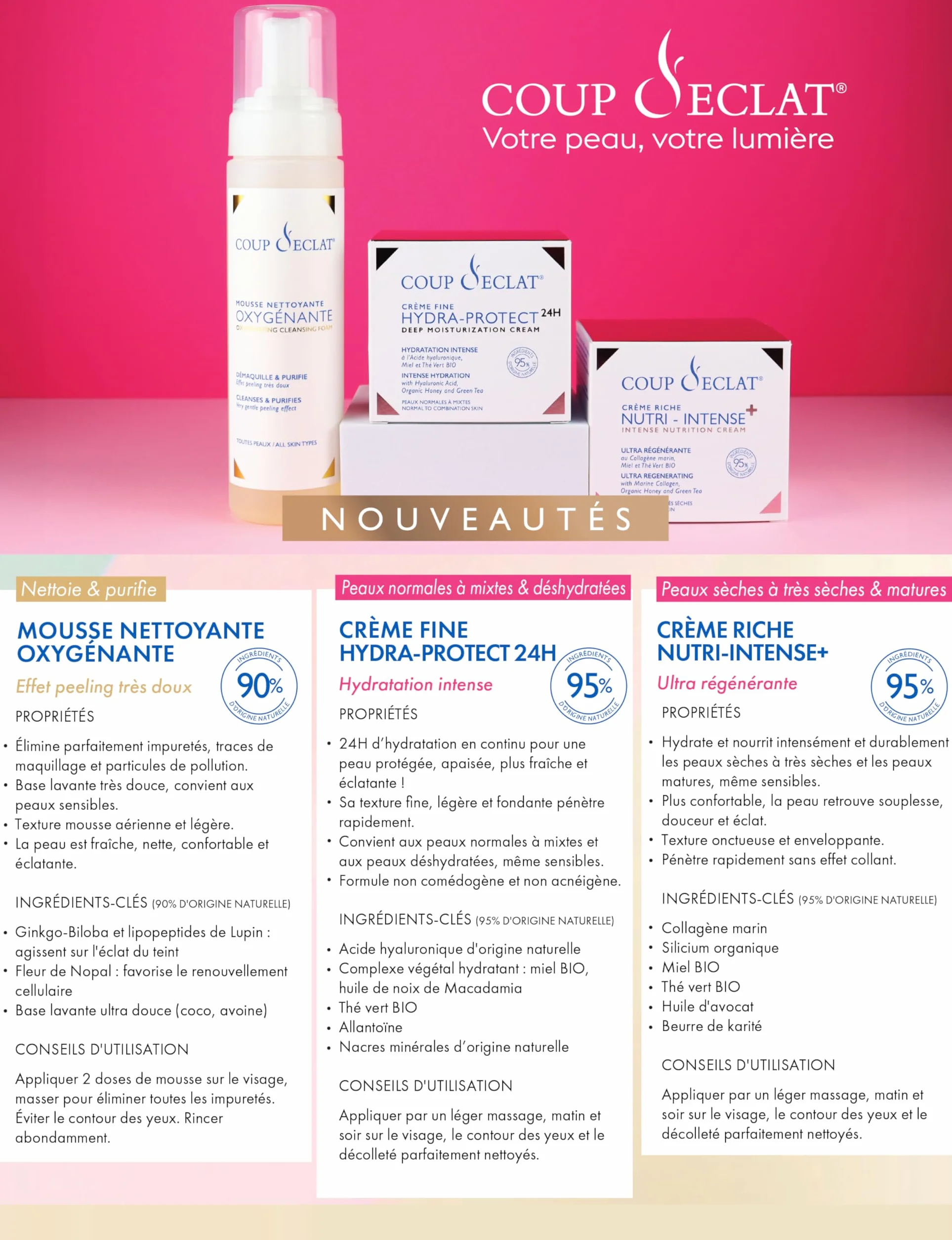 COUP D’ÉCLAT® MOUSSE DÉMAQUILLANTE OXYGÉNANTE 200 ml
