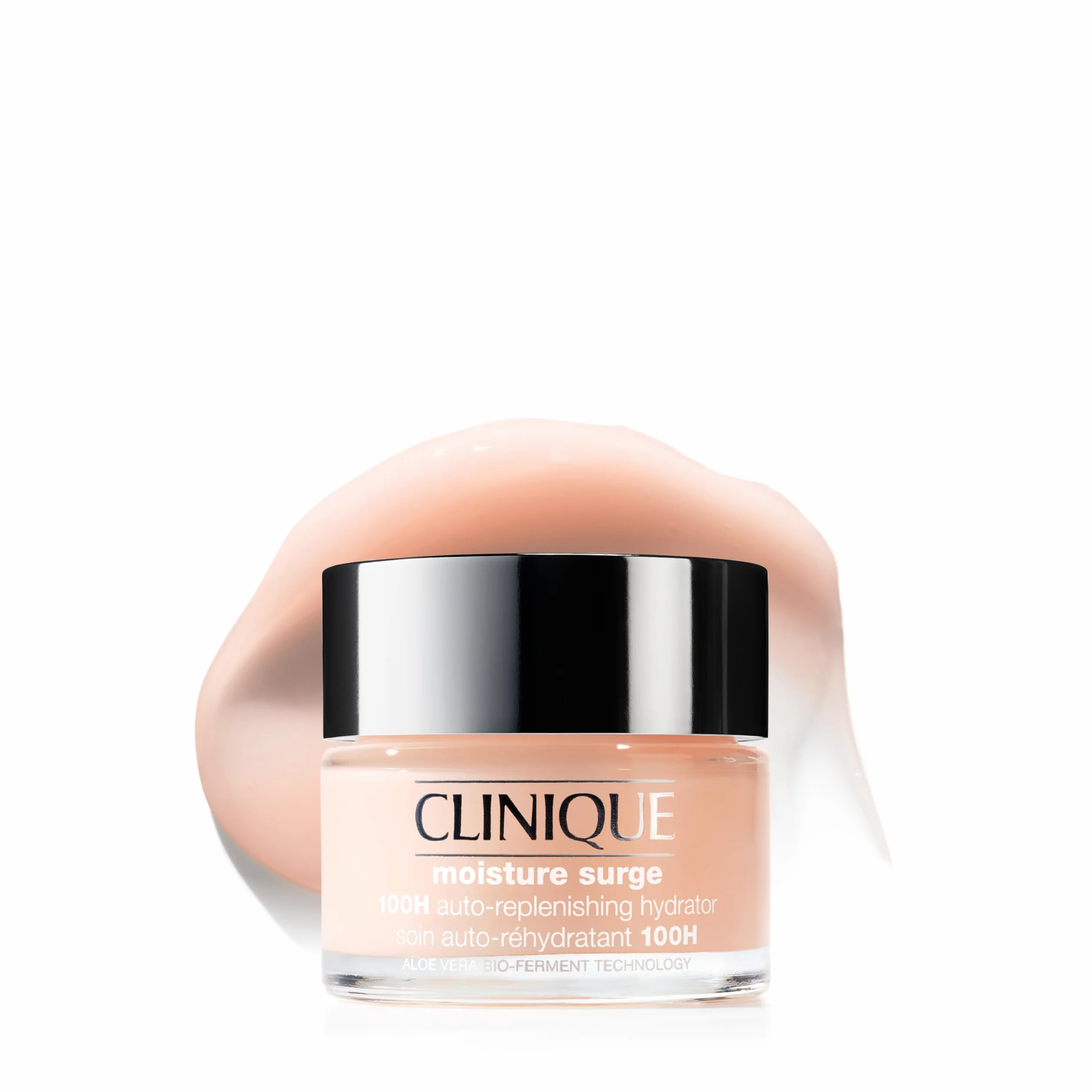 Clinique Moisture Surge Soin Auto-Réhydratant 100H à l'Acide Hyaluronique + Bio-Ferment d'Aloe Vera Tous types de peaux | Crème hydratante