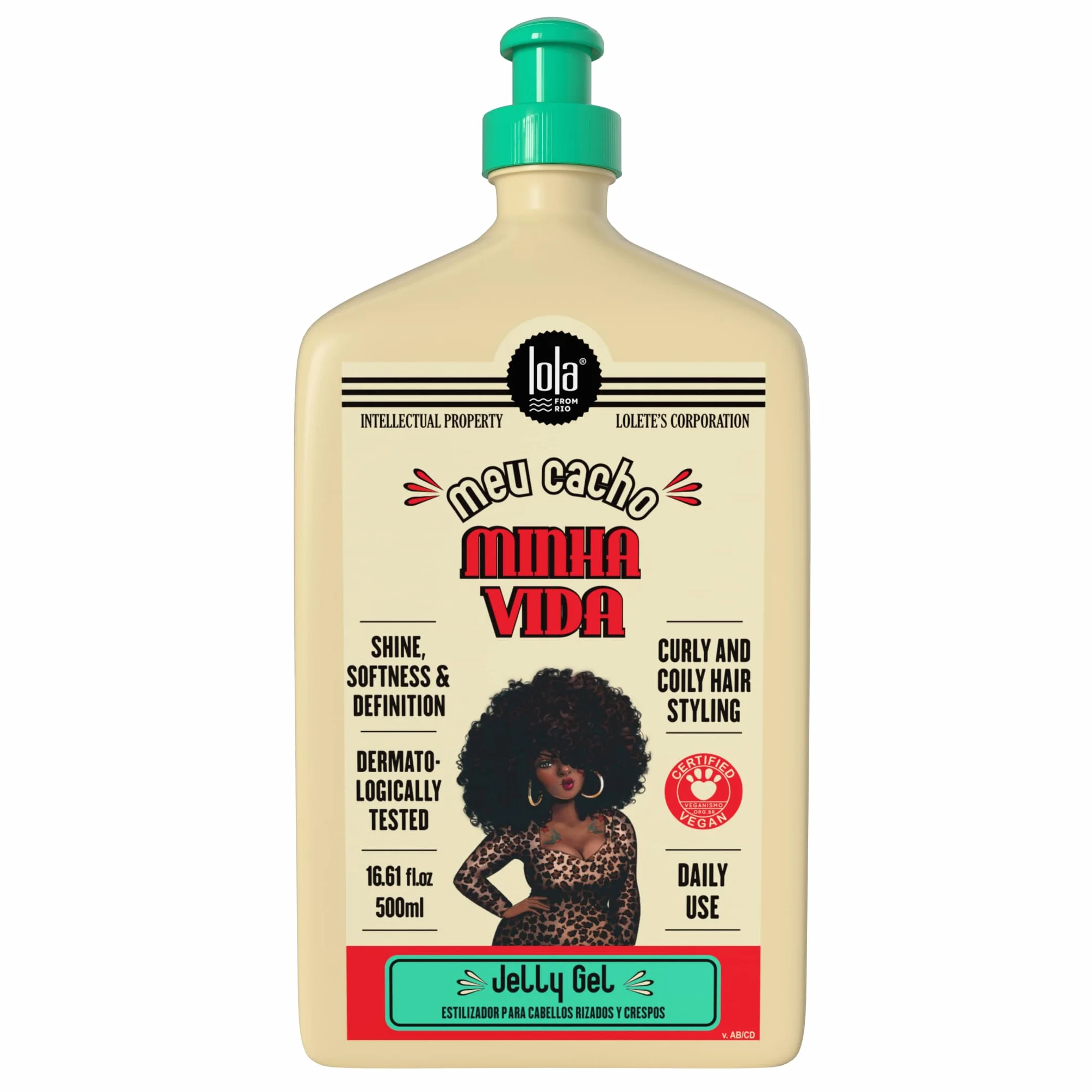 Lola From Rio Meu Cacho Minha Vida Jelly Gel 500ml - gel définition de boucles