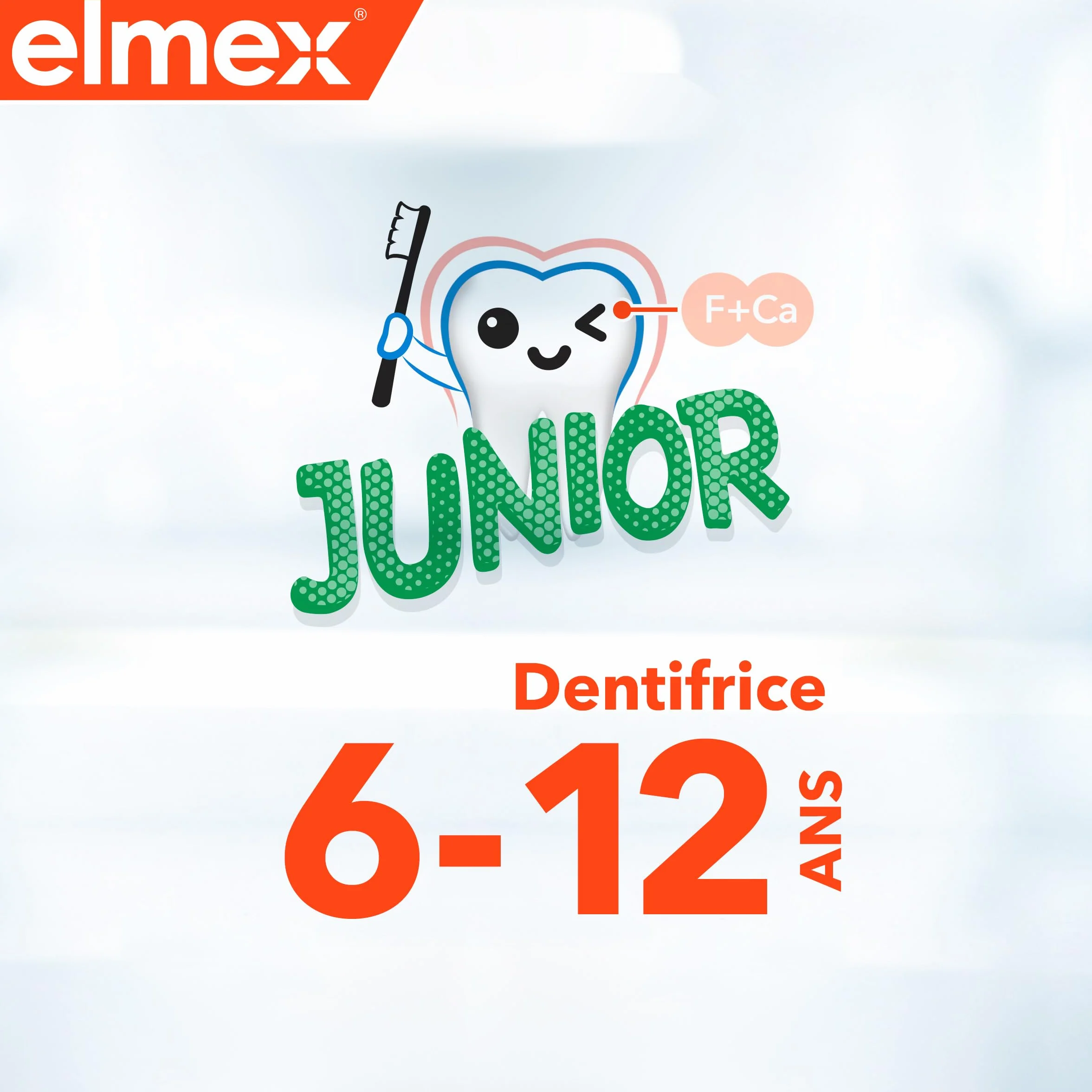 ELMEX Dentifrice Junior 6-12 ans 75 ml Protection Caries Enfant
