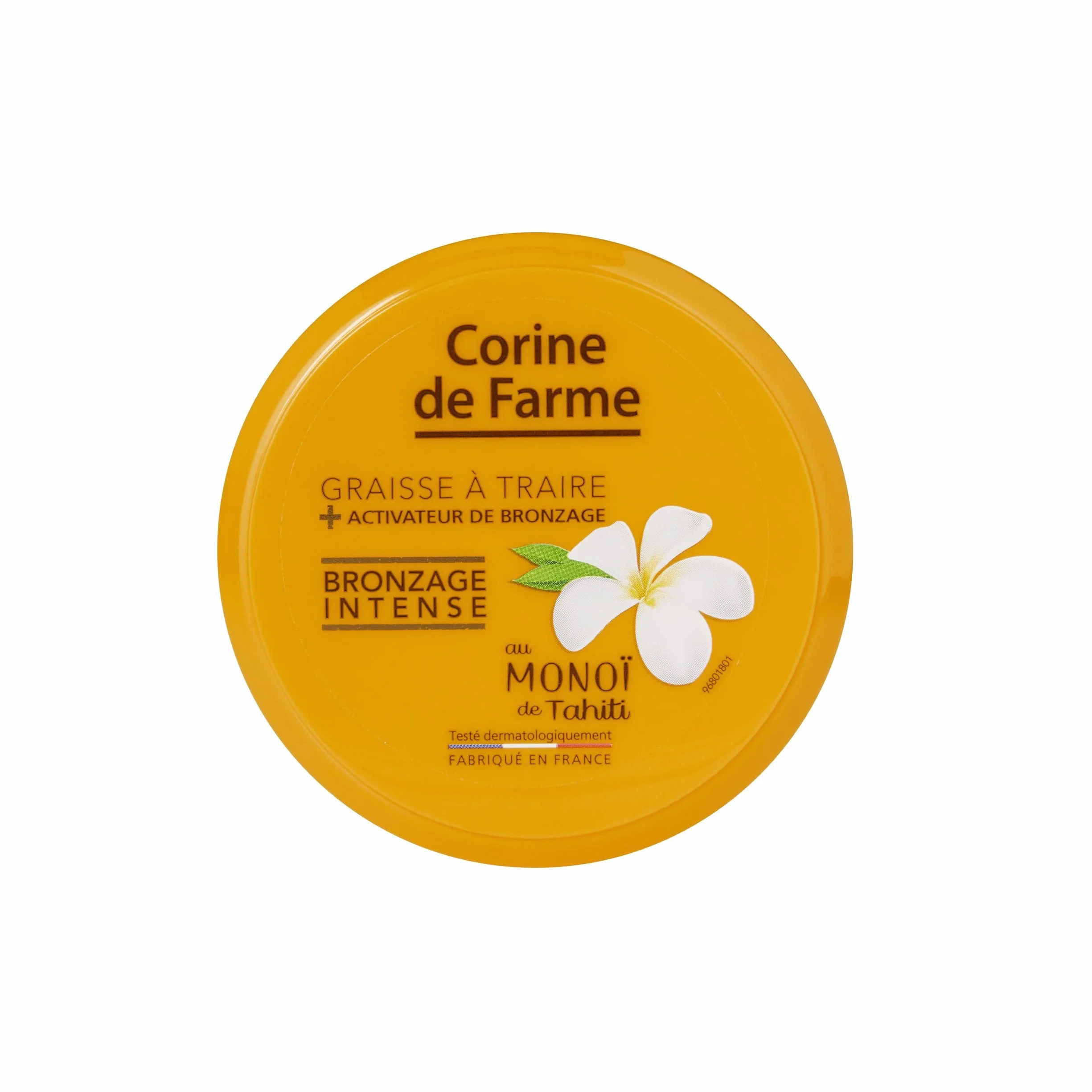 Corine de Farme Graisse à Traire Monoï de Tahiti 150ml pour Peaux Mates Déjà Bronzées
