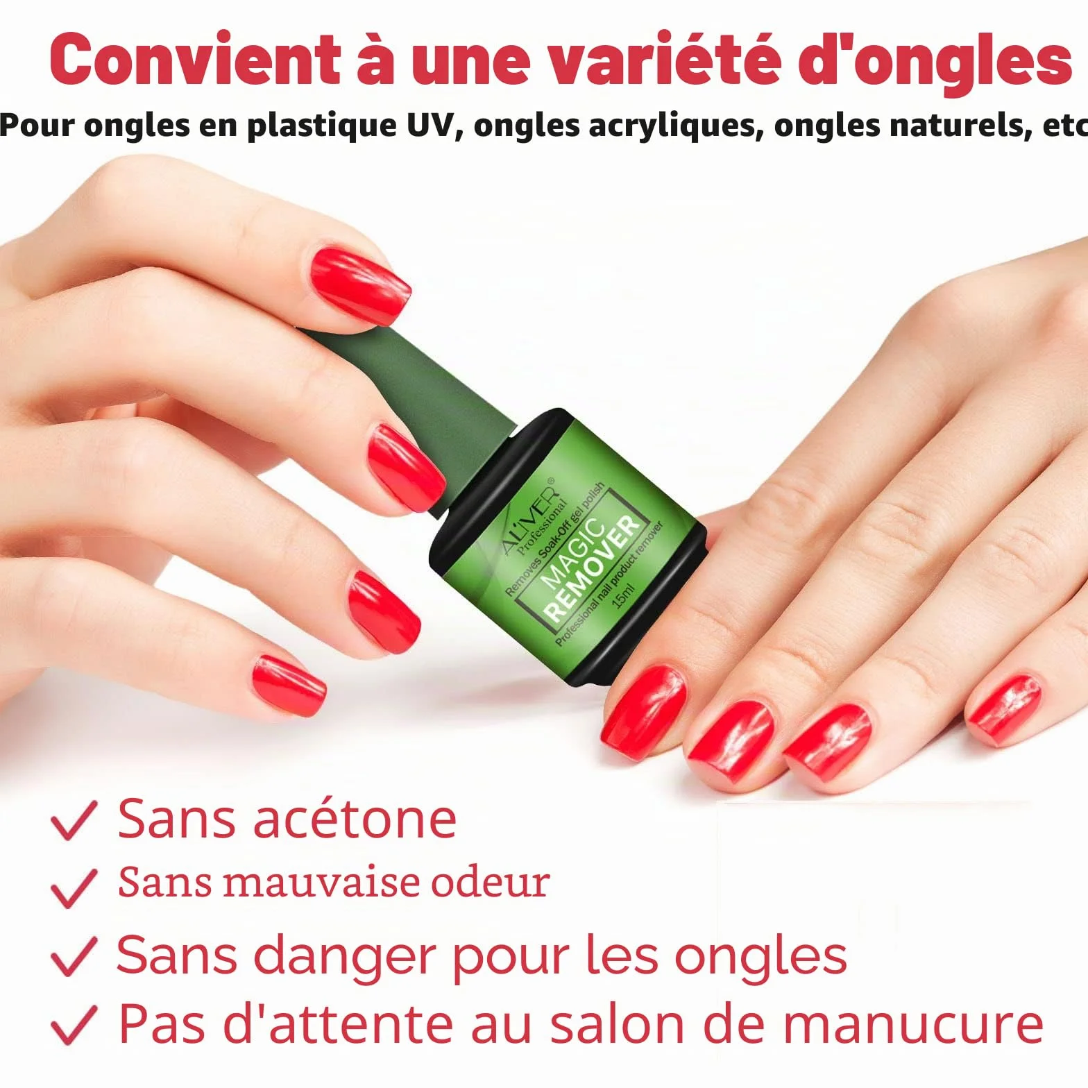Dissolvant Magique De Vernis A Ongles, Outil De Dissolvant De Vernis En Gel