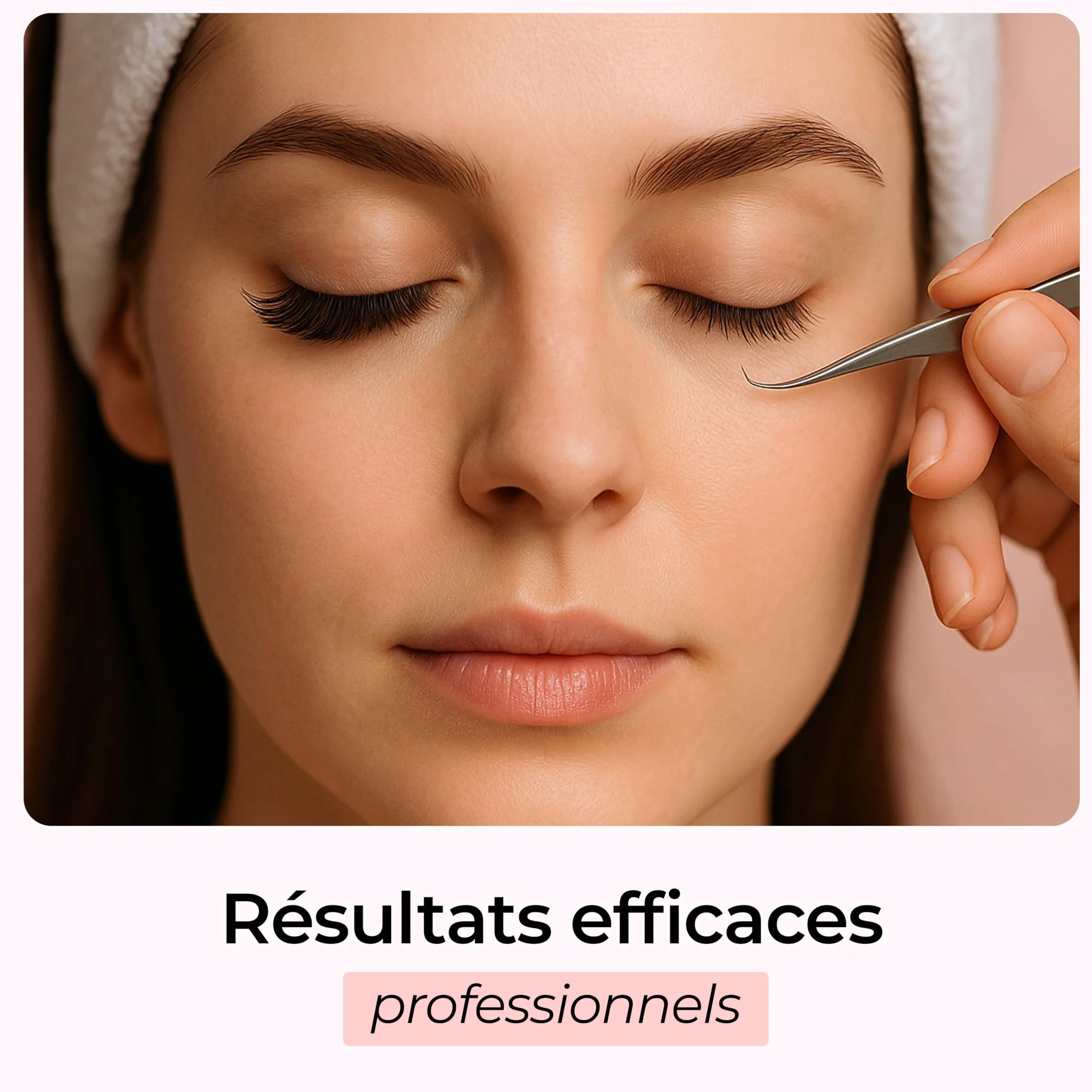 NoConstraint Colle Noire Professionnelle Extensions Cils Séchage Rapide 0,3s Vapeur Faible Haute rétention 6-8 semaines