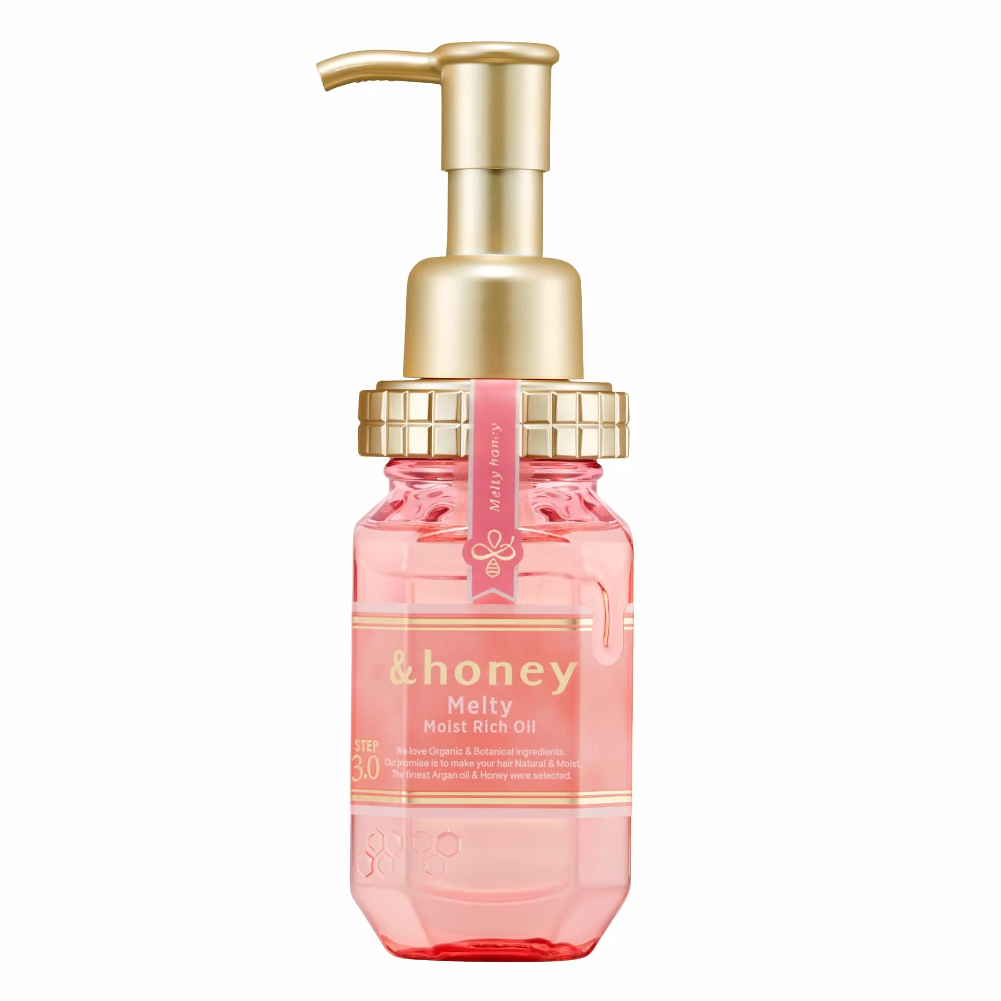 &honey Melty Huile capillaire humide 100 ml Étape 3.0 – Douche miel rose