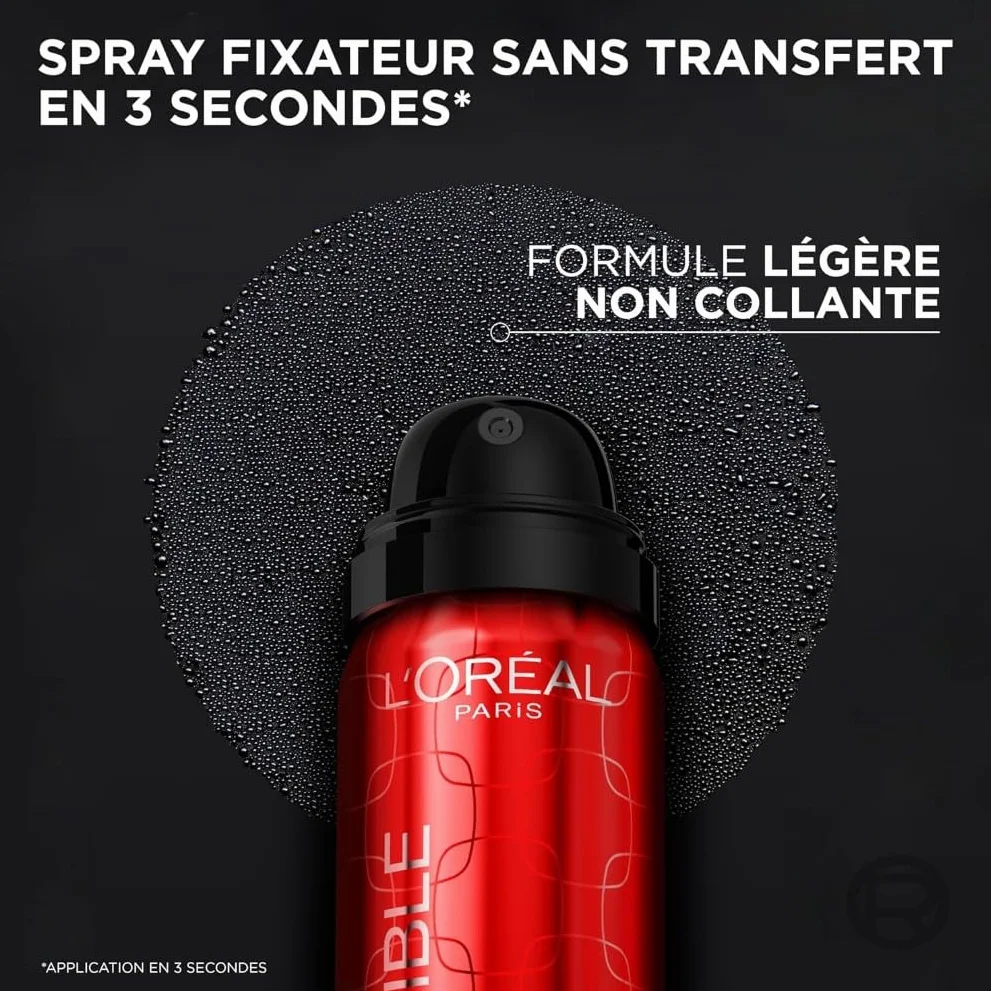 L'Oréal Paris Spray Fixateur de Maquillage Waterproof 75 ml Tenue 36h