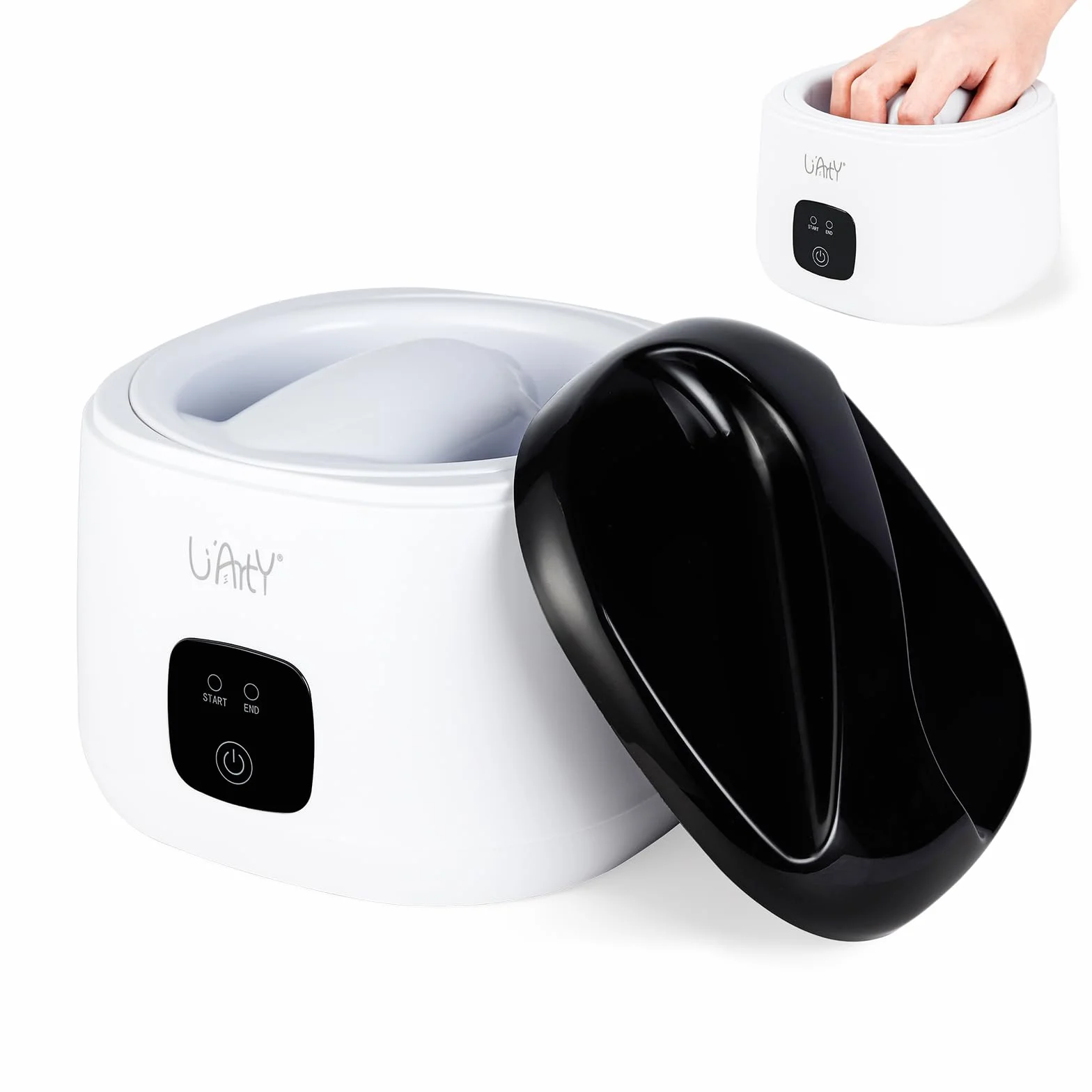 Bol de trempage des ongles professionnel électrique chauffé rapidement pour manucure salon