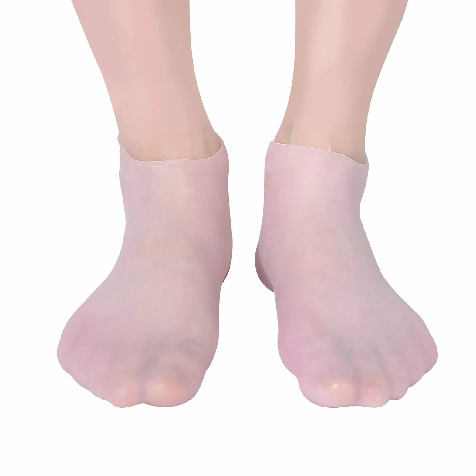 Agatige Chaussettes Hydratantes En Silicone Antidérapantes Adoucissantes Pour Pieds Secs Et Craquelés L 39-41