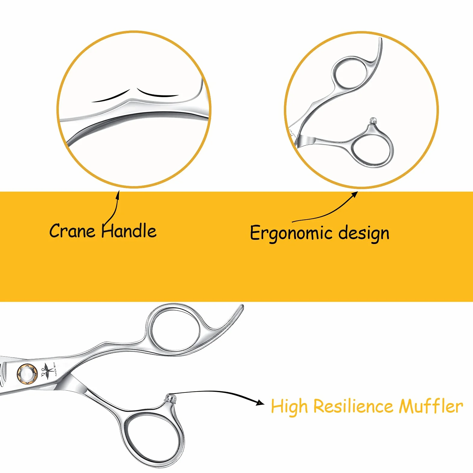 Ciseaux Coiffure Ddébutant Ciseaux Cheveux Professionnel Ciseaux Desepaississant Effileur Cheveux Taille 6 Pouces d'argent Acier Inoxydable Japonais 440c pour Coiffeur Etudiant Bébé Femme Homme