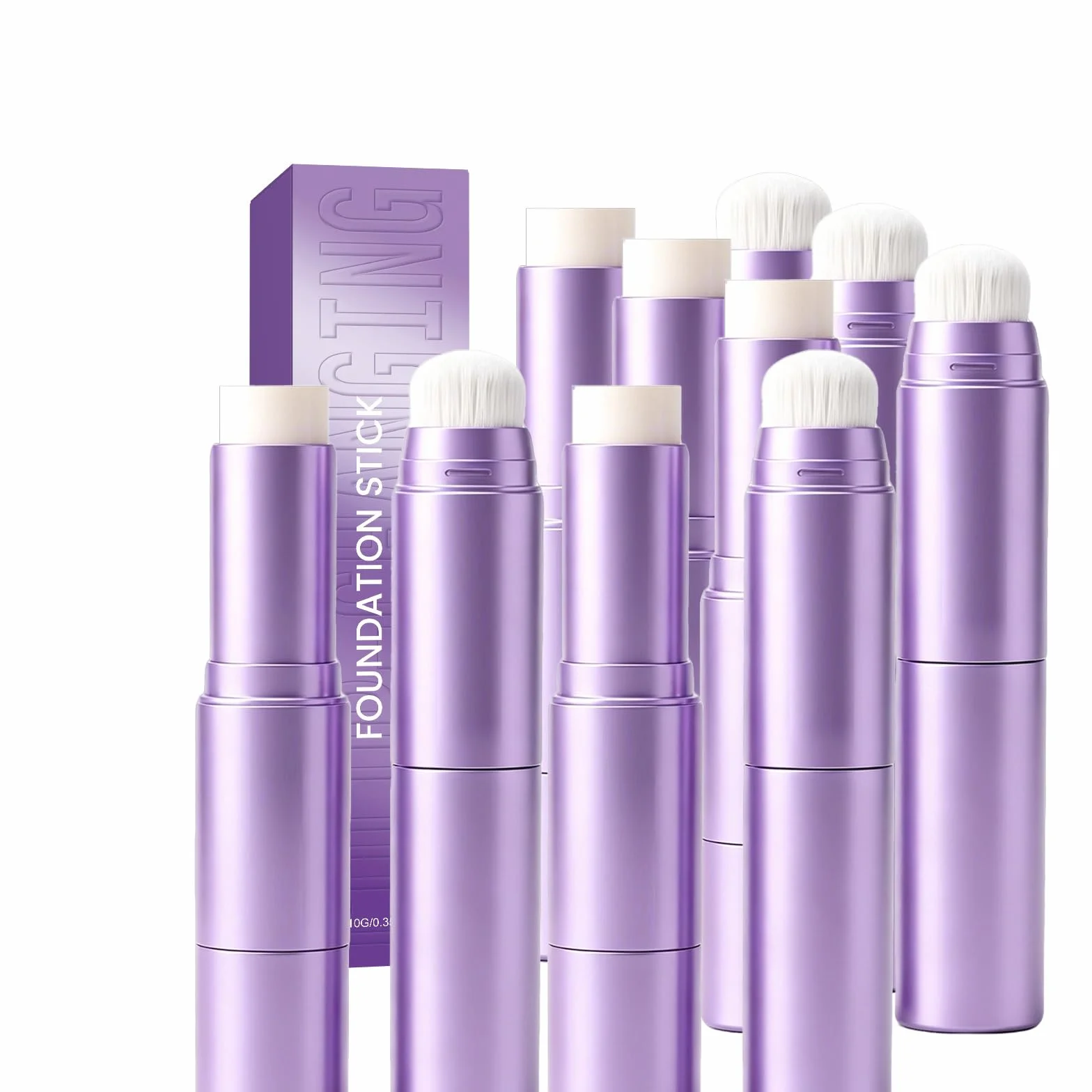 Fond de teint stick, stick maquillage crème avec pinceau estompeur intégré | tirtir fond de teint fond de teint stick