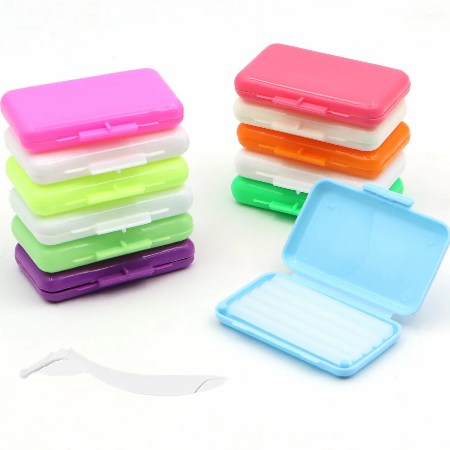 VEGCOO 12 Boîtes Cire Orthodontique Dentaire Soulagement Irritations Soins Orthodontiques