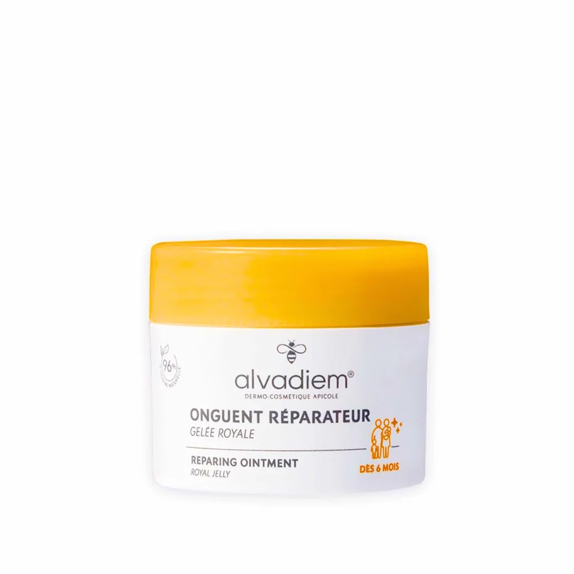 Alvadiem Onguent Réparateur Gelée Royale Baume Crevasses Mains Pieds 50 ml