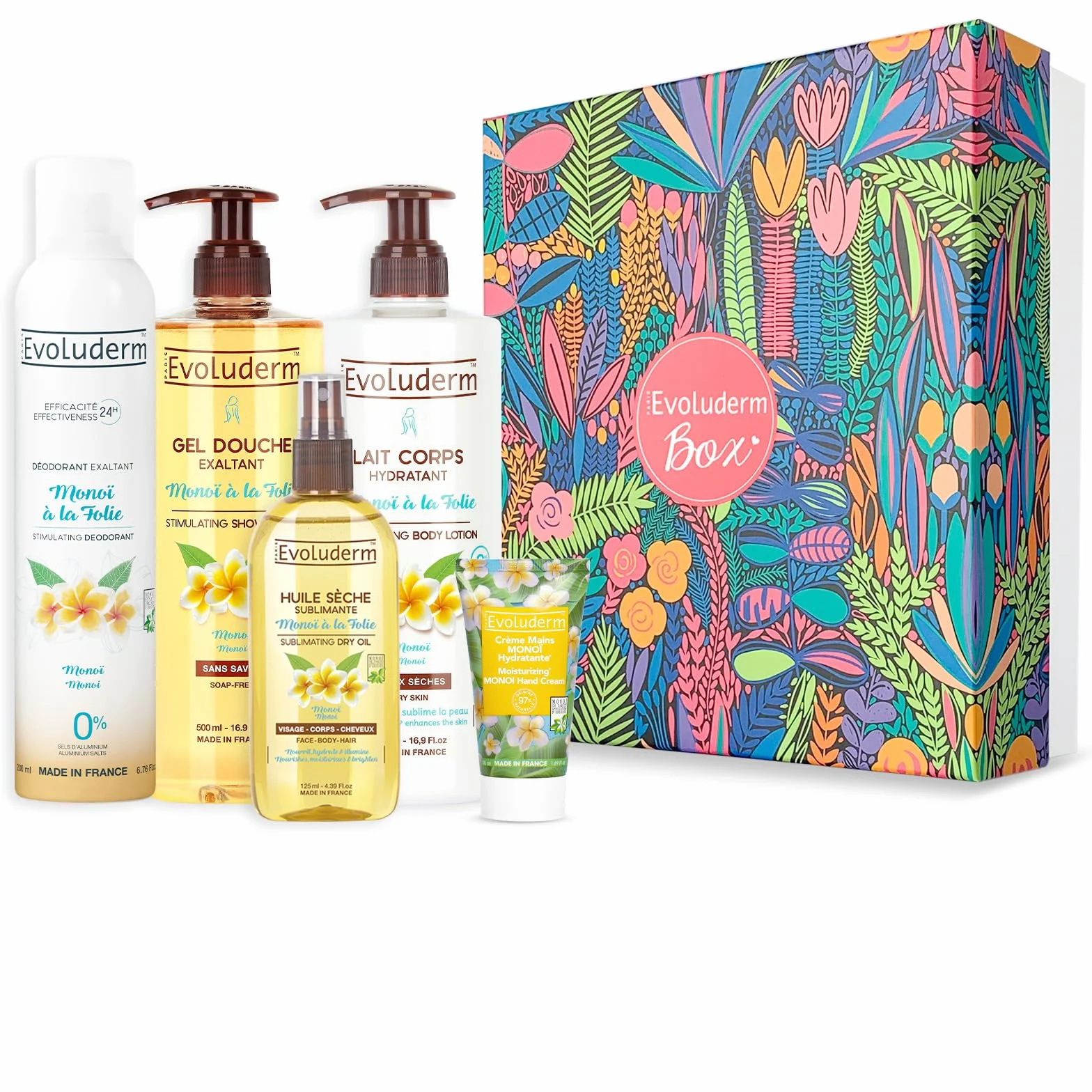 Coffret Cadeau Femme Corps au Monoï de Tahiti 5 produits Box L Magic Forest
