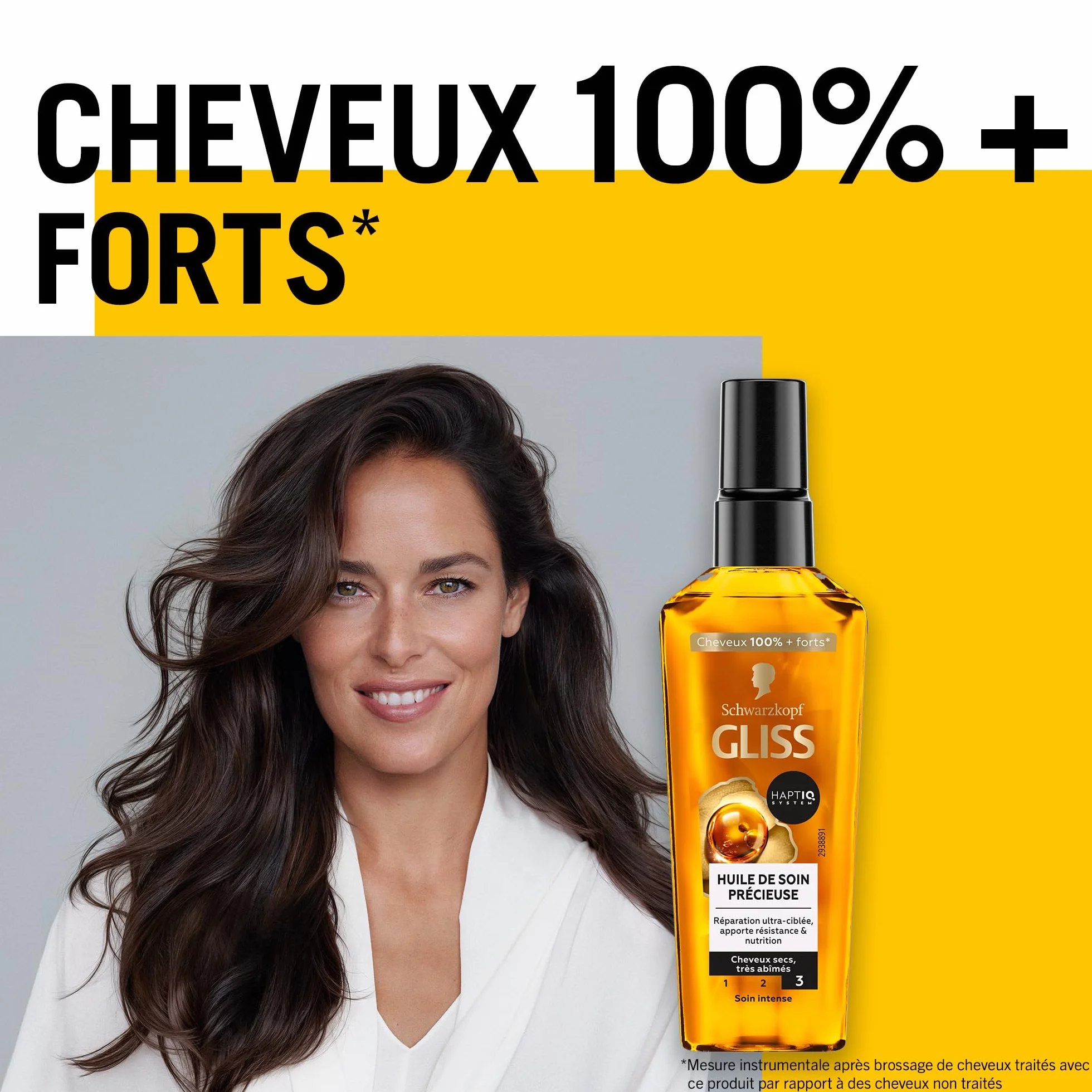 Schwarzkopf GLISS Huile de Soin Precieuse 75ml Soin Intense Cheveux Secs Abimes