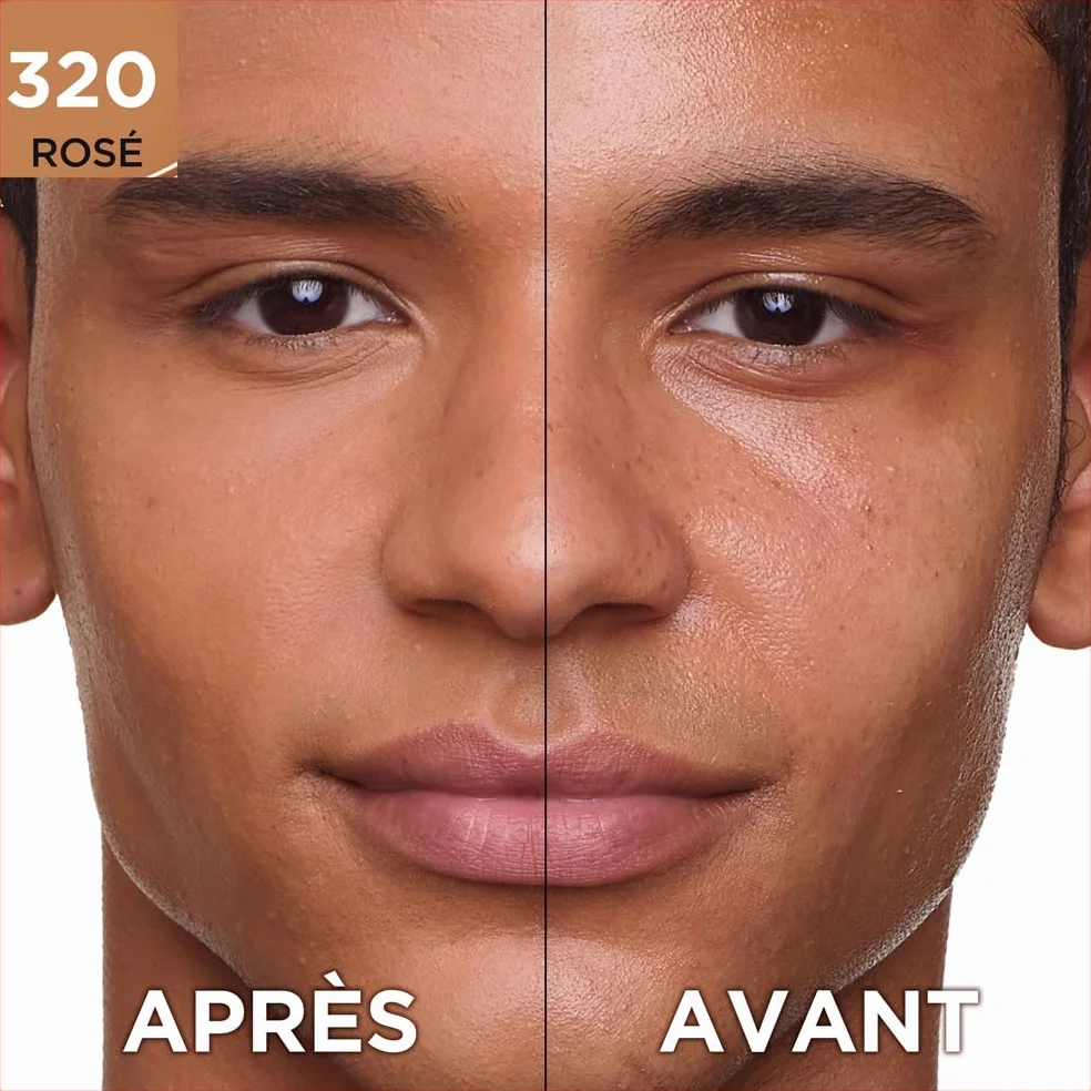 L'Oréal Paris Infaillible 32H Matte Cover Fond de Teint Mat Haute Couvrance Waterproof SPF 25 Teinte 320 Cool Undertone 30 ml