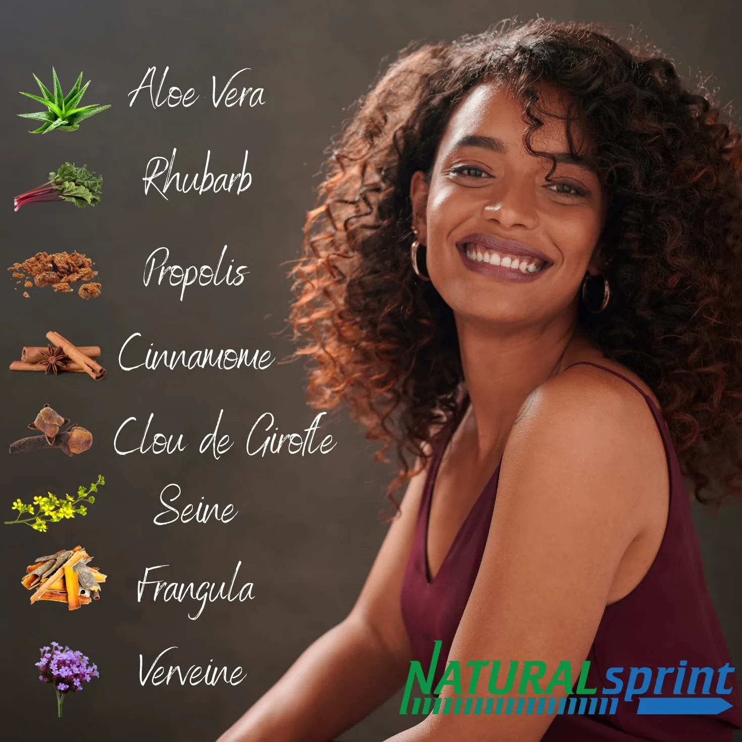 Natural Sprint Laxatif puissant constipation adultes 30 comprimés 400mg 100% naturel