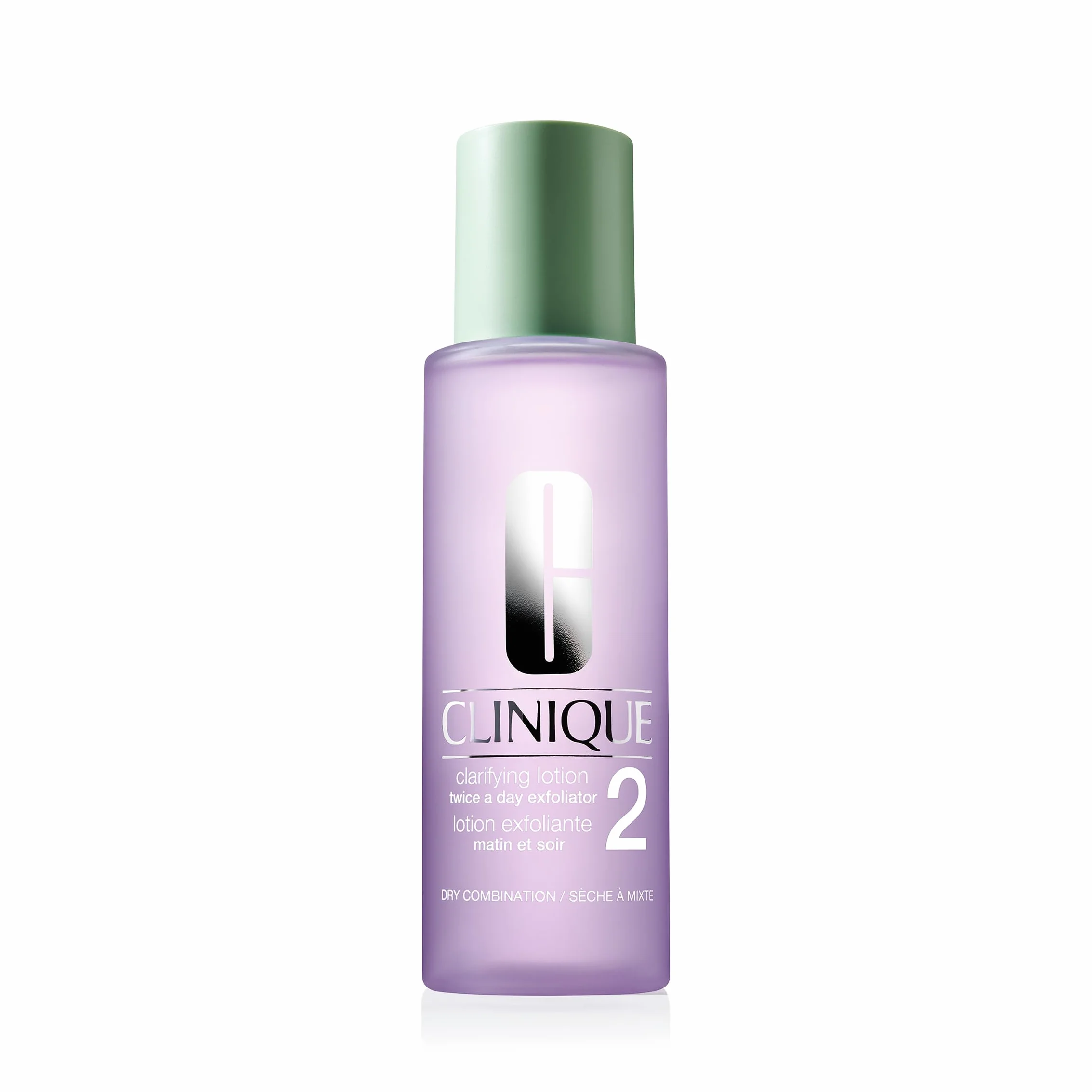 Clinique Clarifying Lotion 2 | Lotion exfoliante quotidienne douce pour peaux mixtes à sèches | douce + efficace